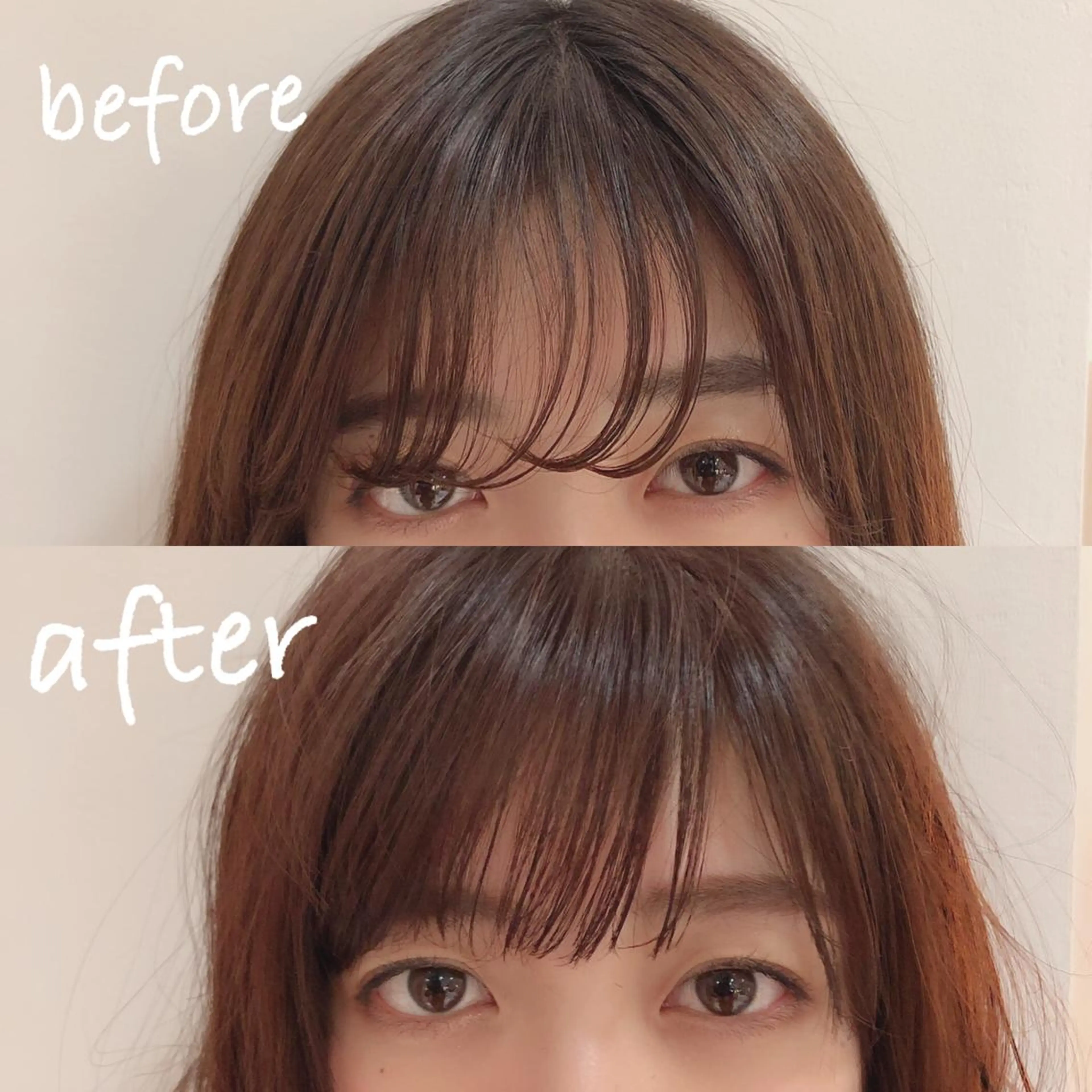 セミロング 店長/mao/ 前髪/顔周りカットのヘアスタイル