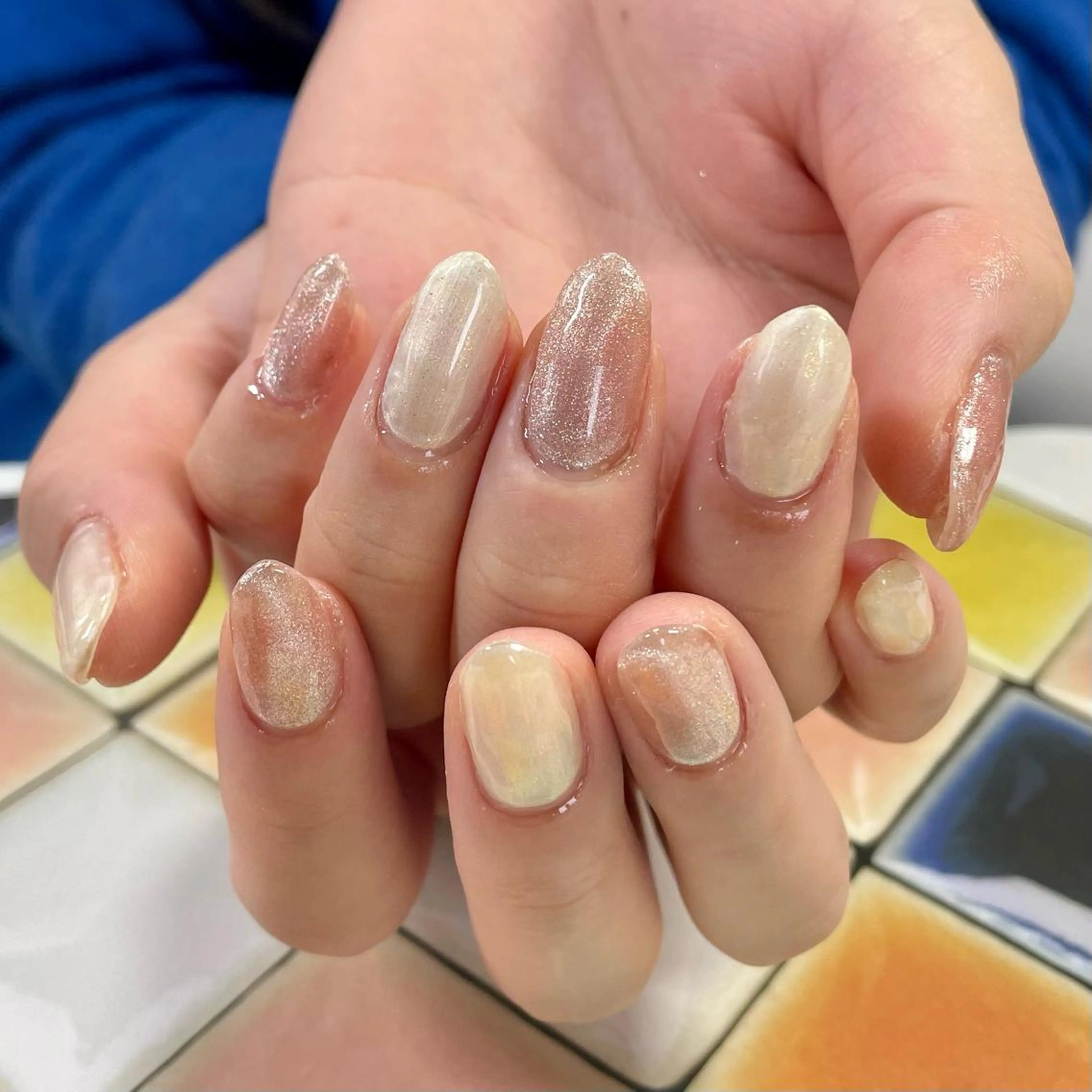 ネイル ワンカラーネイル 奥園 良恵のネイルデザイン