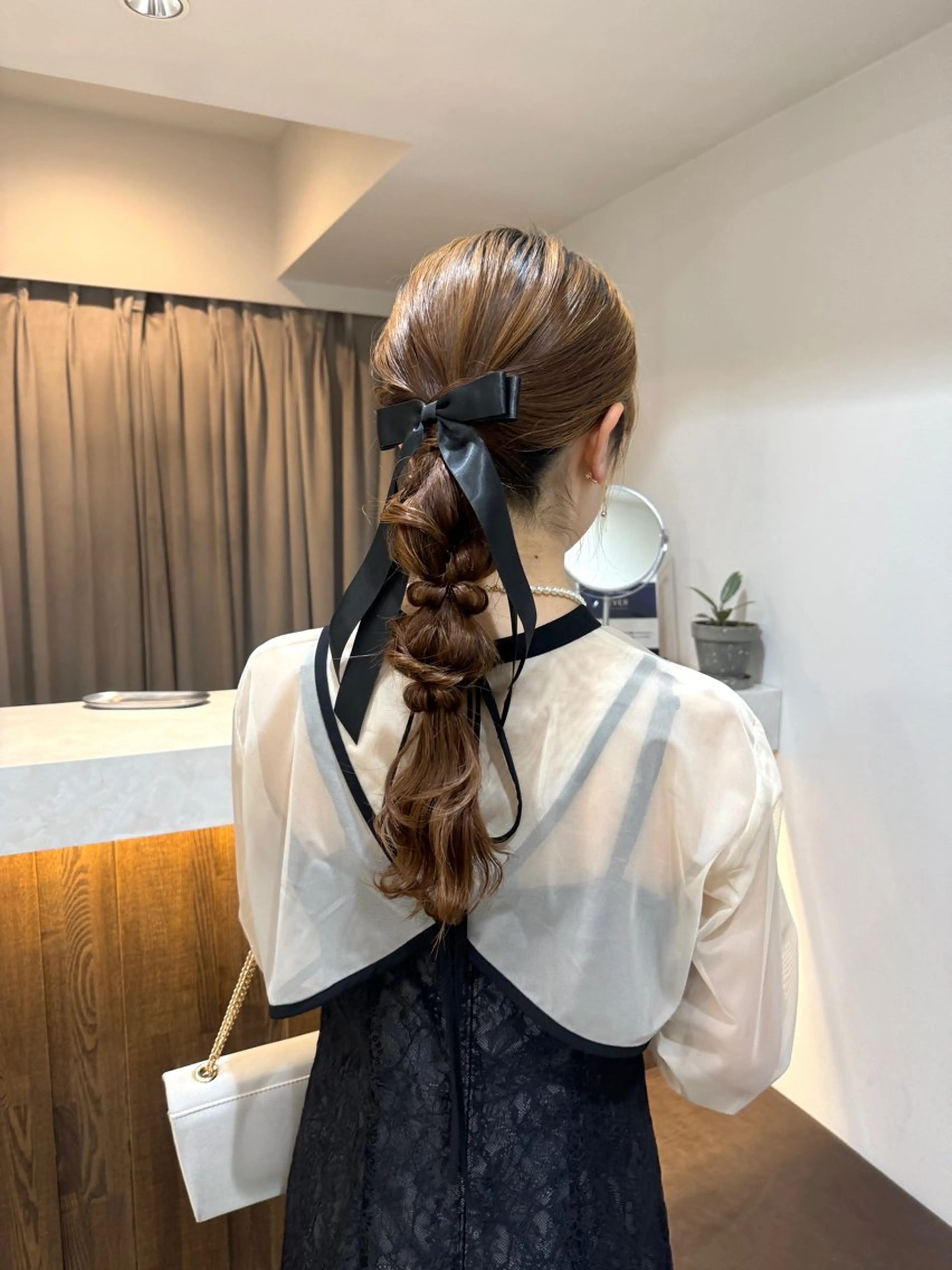 ロング ヘアアレンジ ヘアセット 艶カラー/ヘアセット 着付け　ふうか　渋谷のヘアスタイル