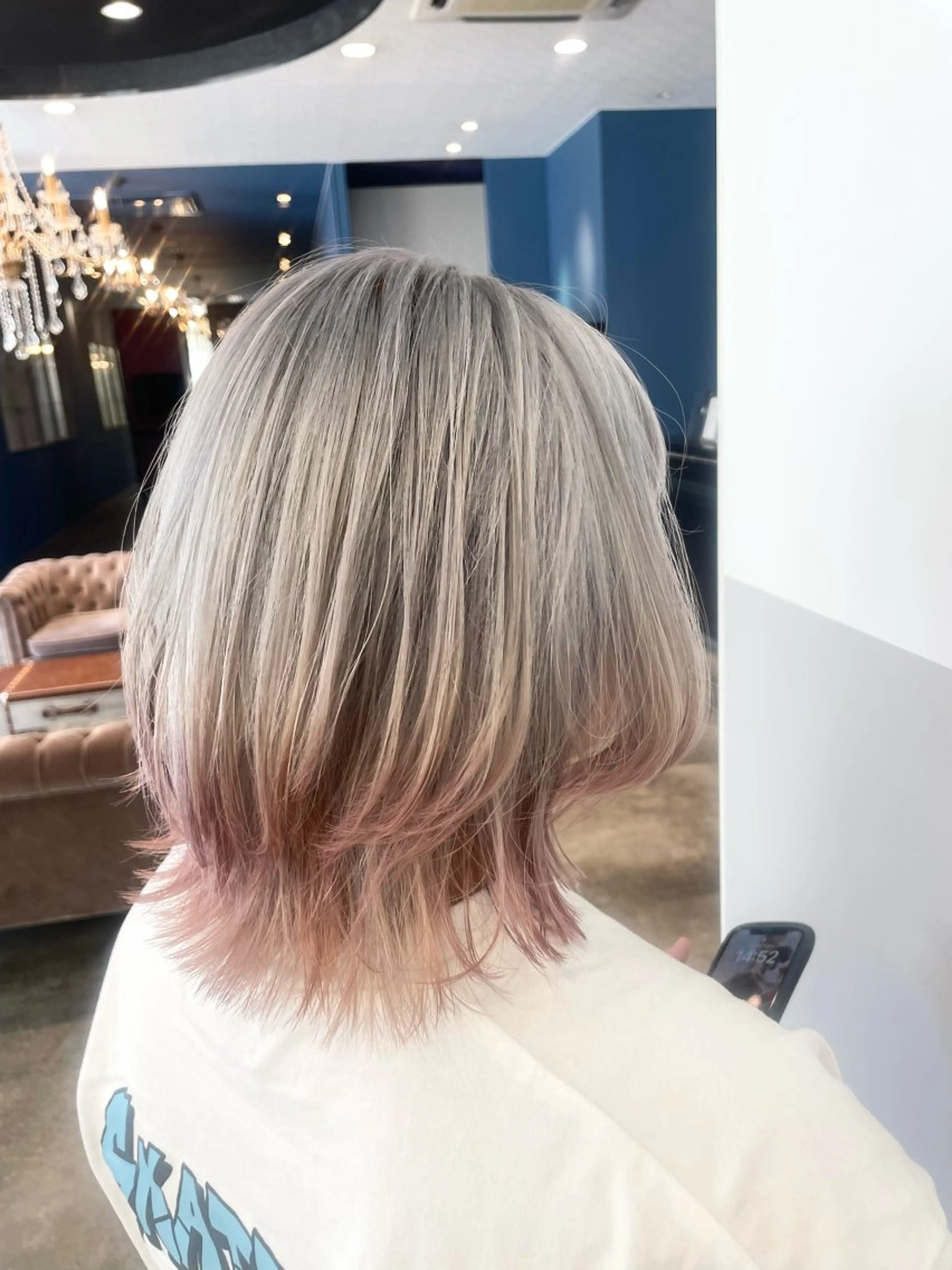 ミディアム Saya／ 縮毛矯正・髪質改善のヘアスタイル