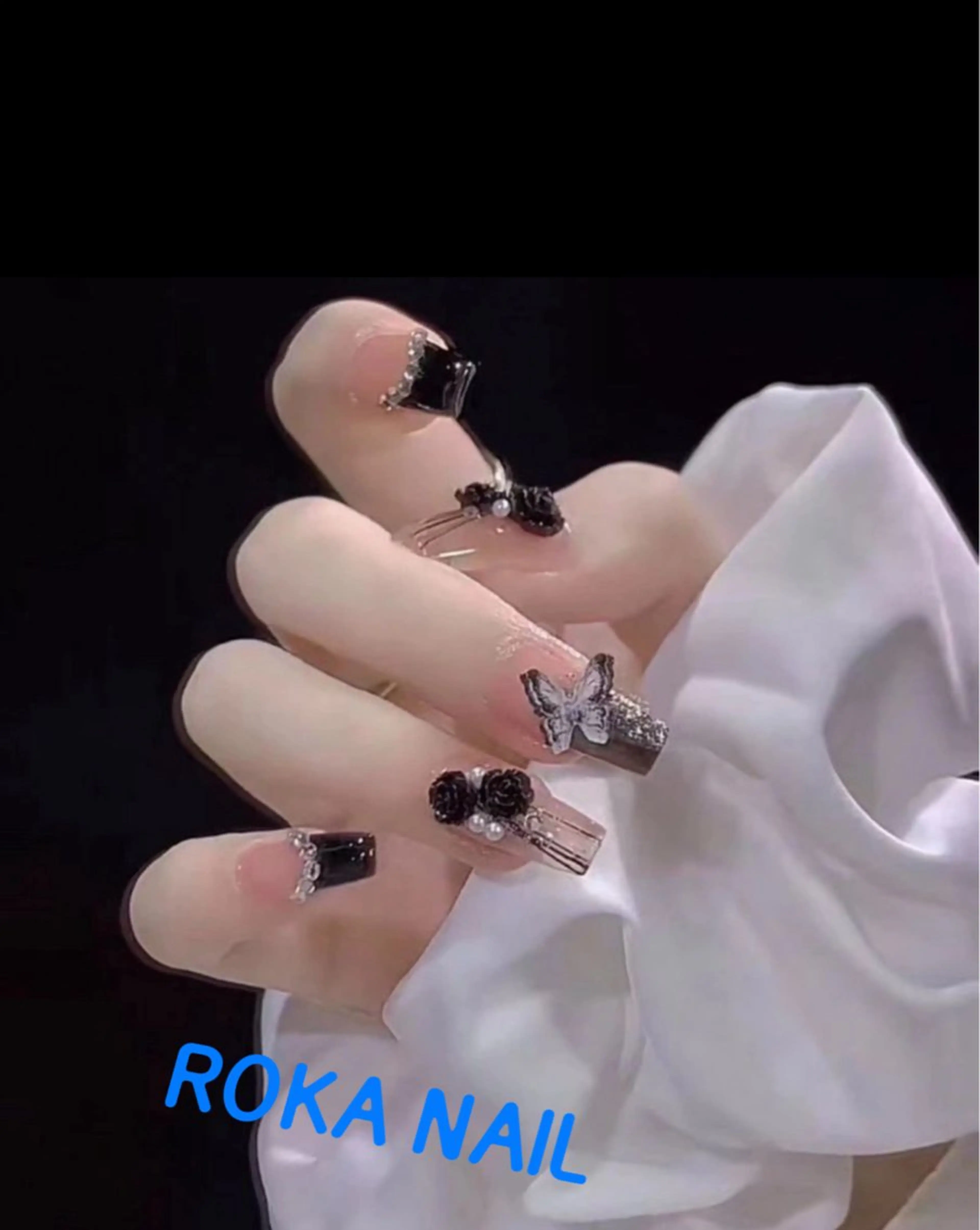 ネイル 長さ出し スカルプネイル ネイルチップ 小方 サトミのネイルデザイン