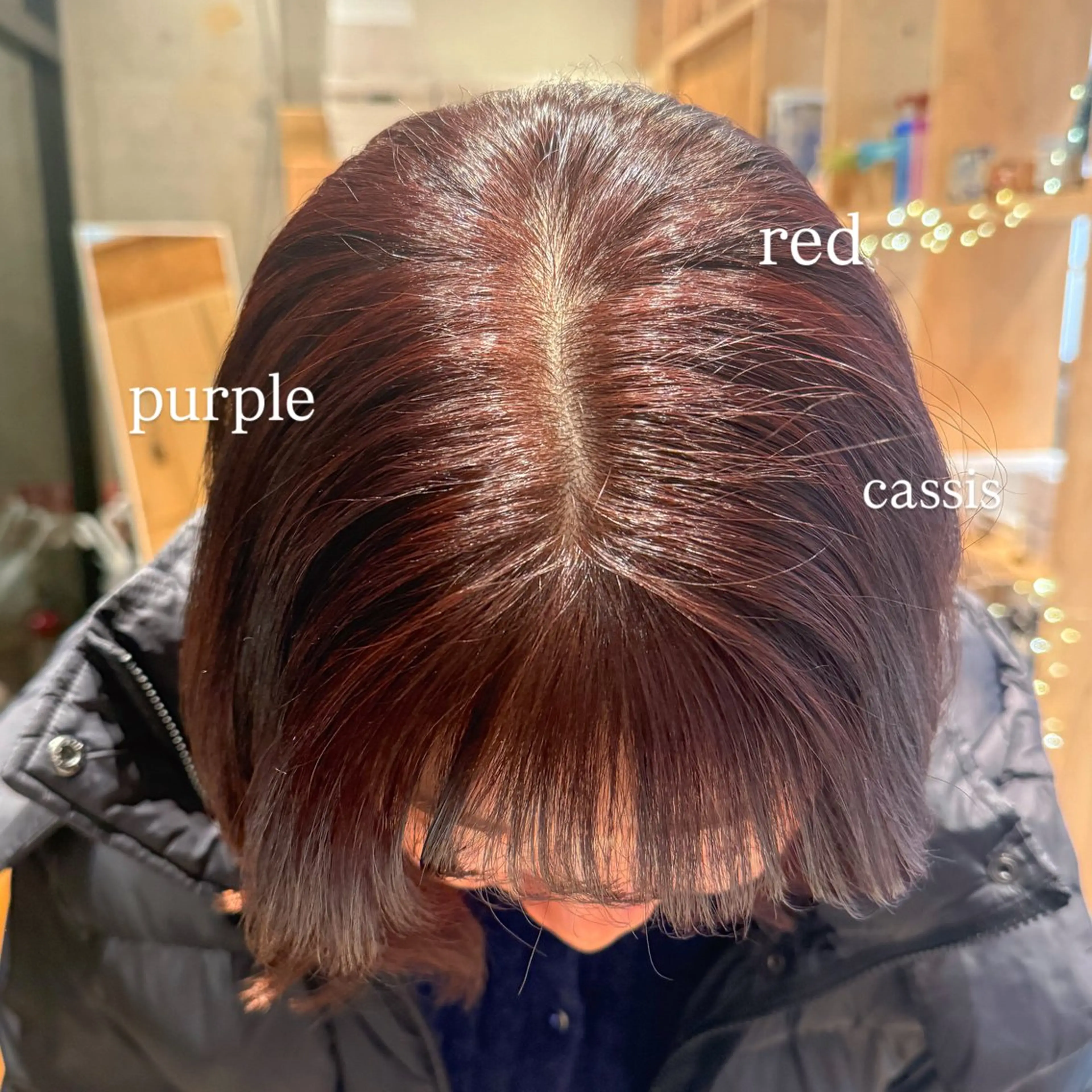 ミディアム カット ヘアカラー トリートメント 🎀暖色カラー/艶 ヘア/Anzu🎀のヘアスタイル