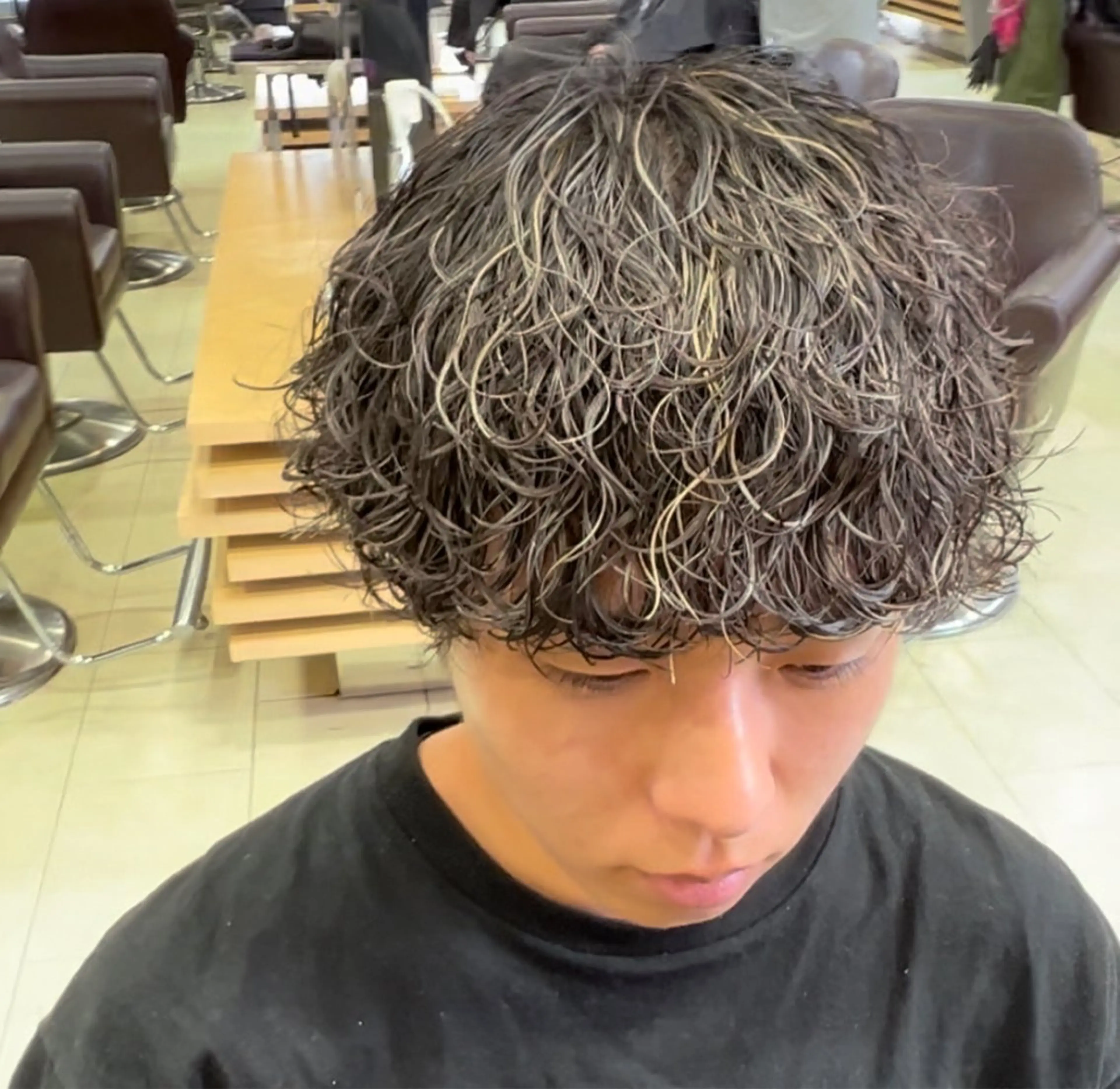 パーマ メンズ メンズカット松戸/韓 国/メンズパーマ航太のヘアスタイル