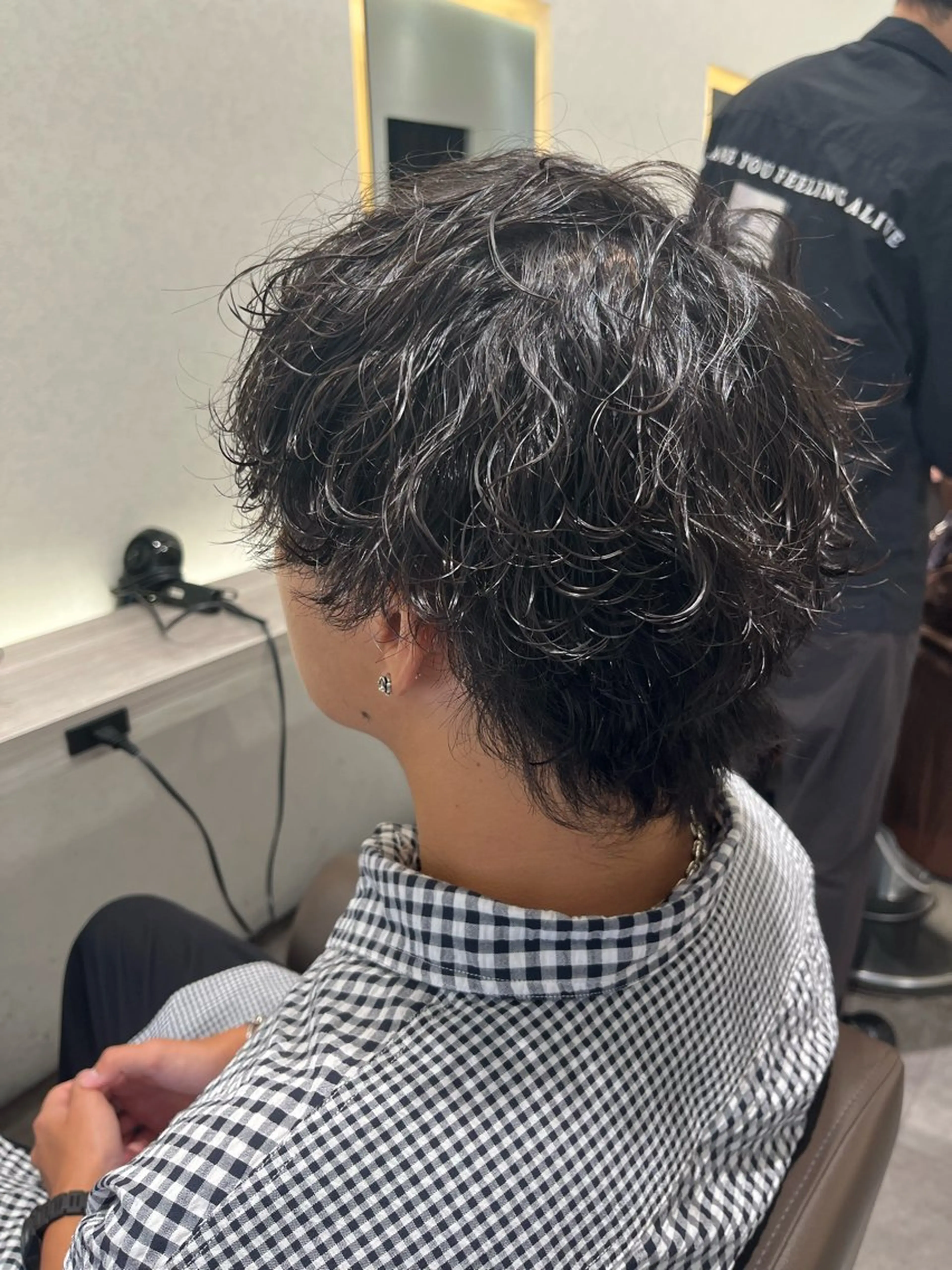 パーマ メンズ メンズパーマ 波巻きパーマ 吉見 涼のヘアスタイル