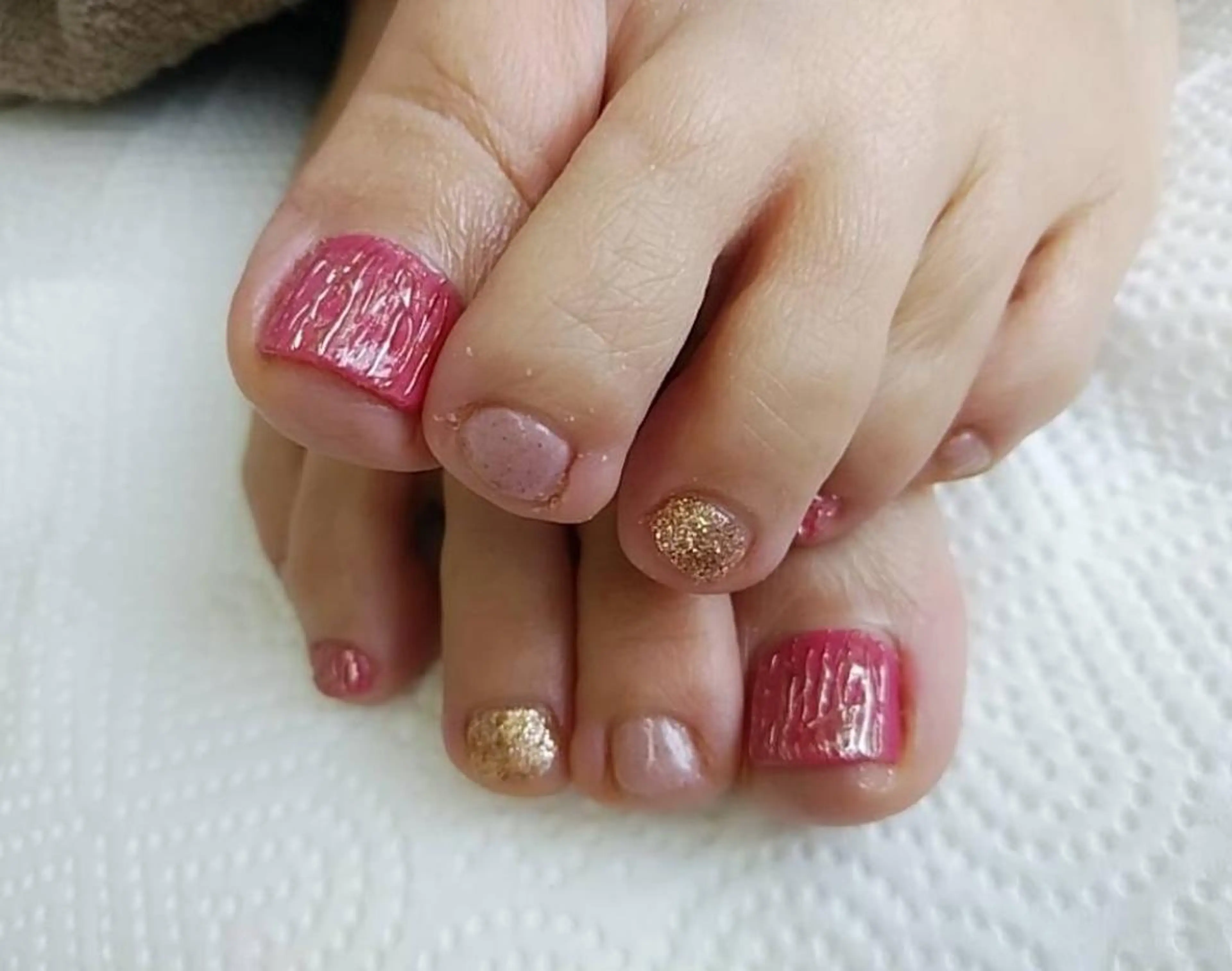 ネイル フットネイル ミラーネイル プライベートサロン Rosy Lilyのネイルデザイン