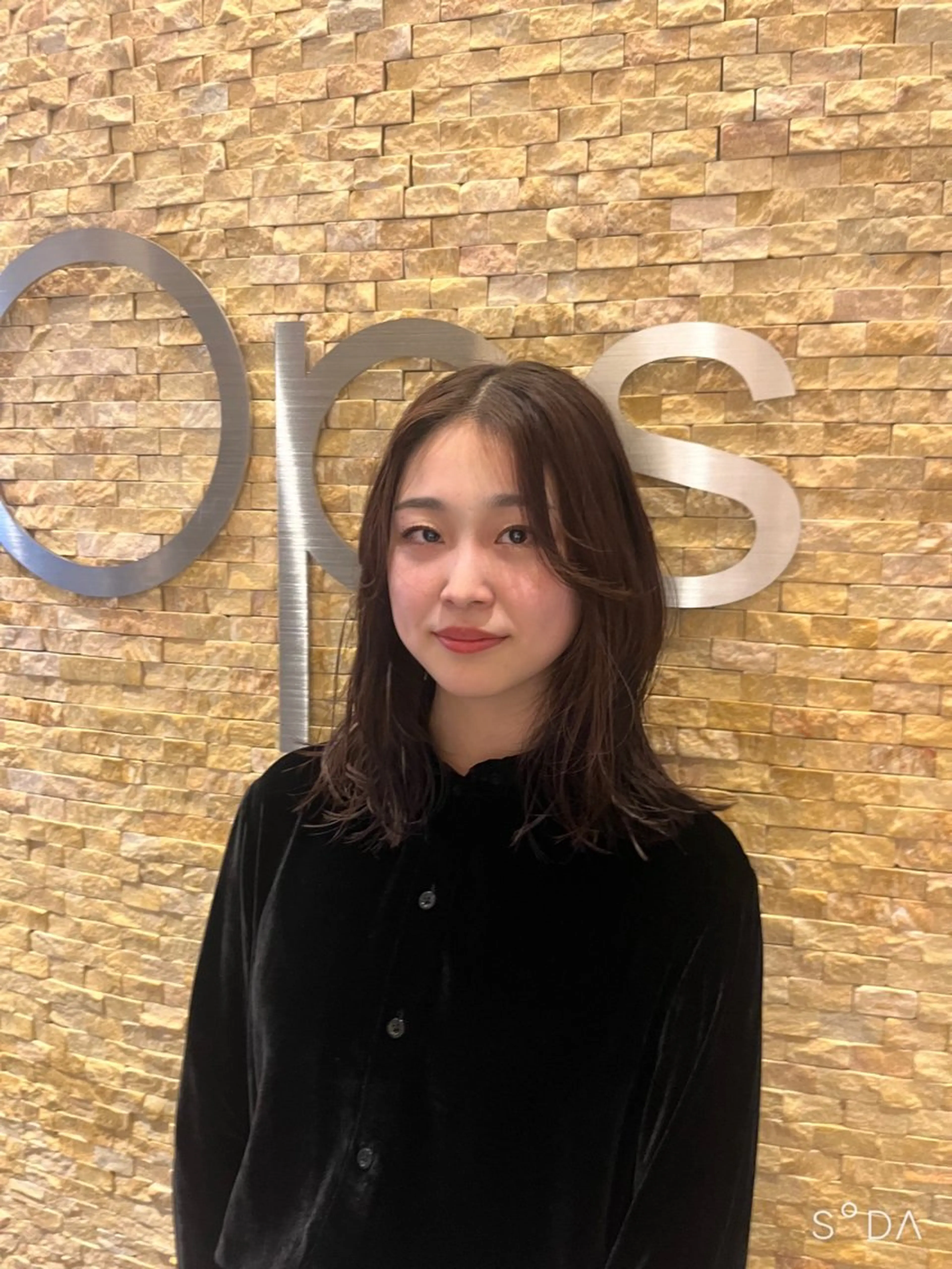 透明感カラー✨🩵 韓国ヘアkanatoのヘアスタイル