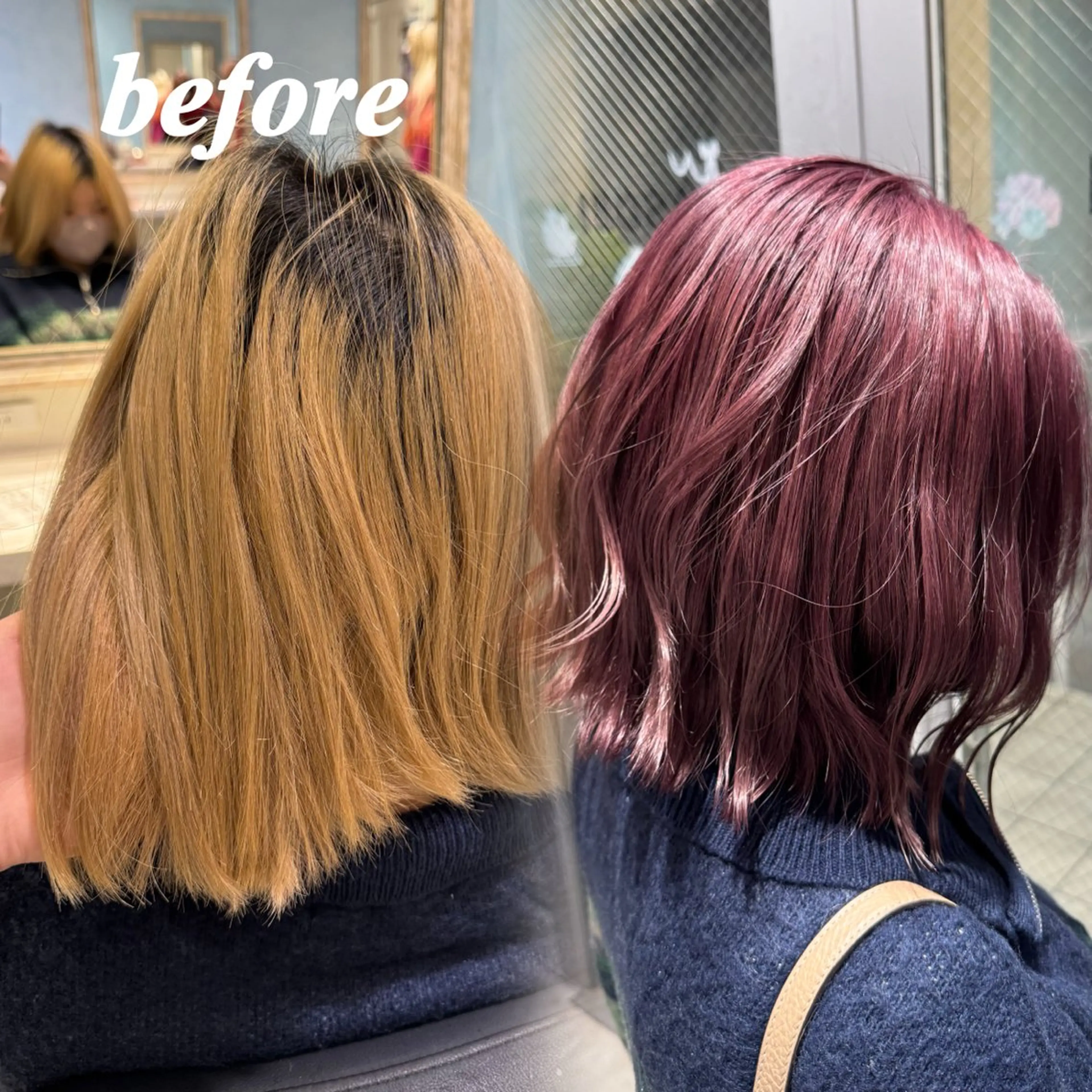 ミディアム カラー 🦋ブリーチ/カラー 専門AYA💖のヘアスタイル