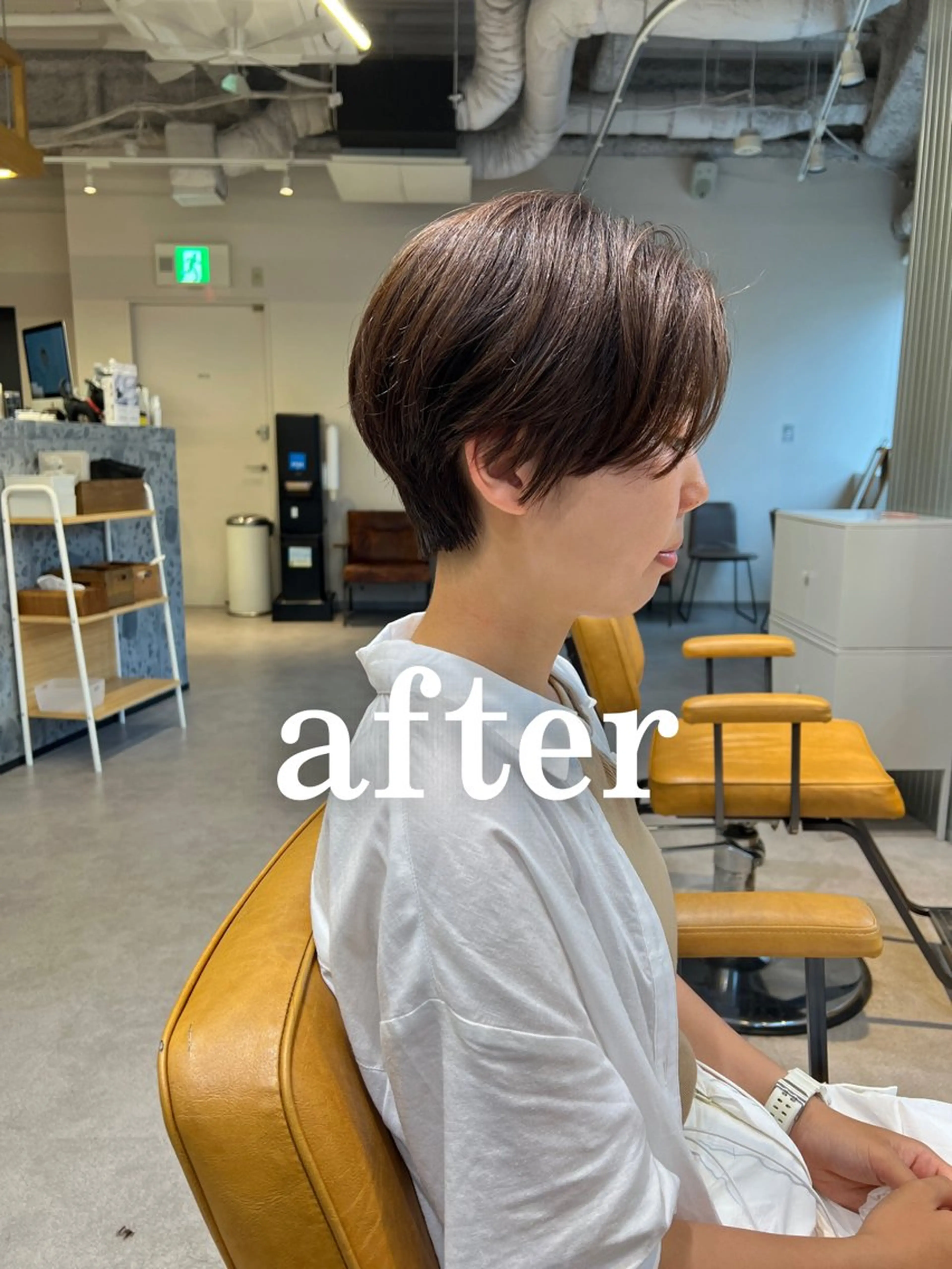 ショート 鳥越 一希のヘアスタイル