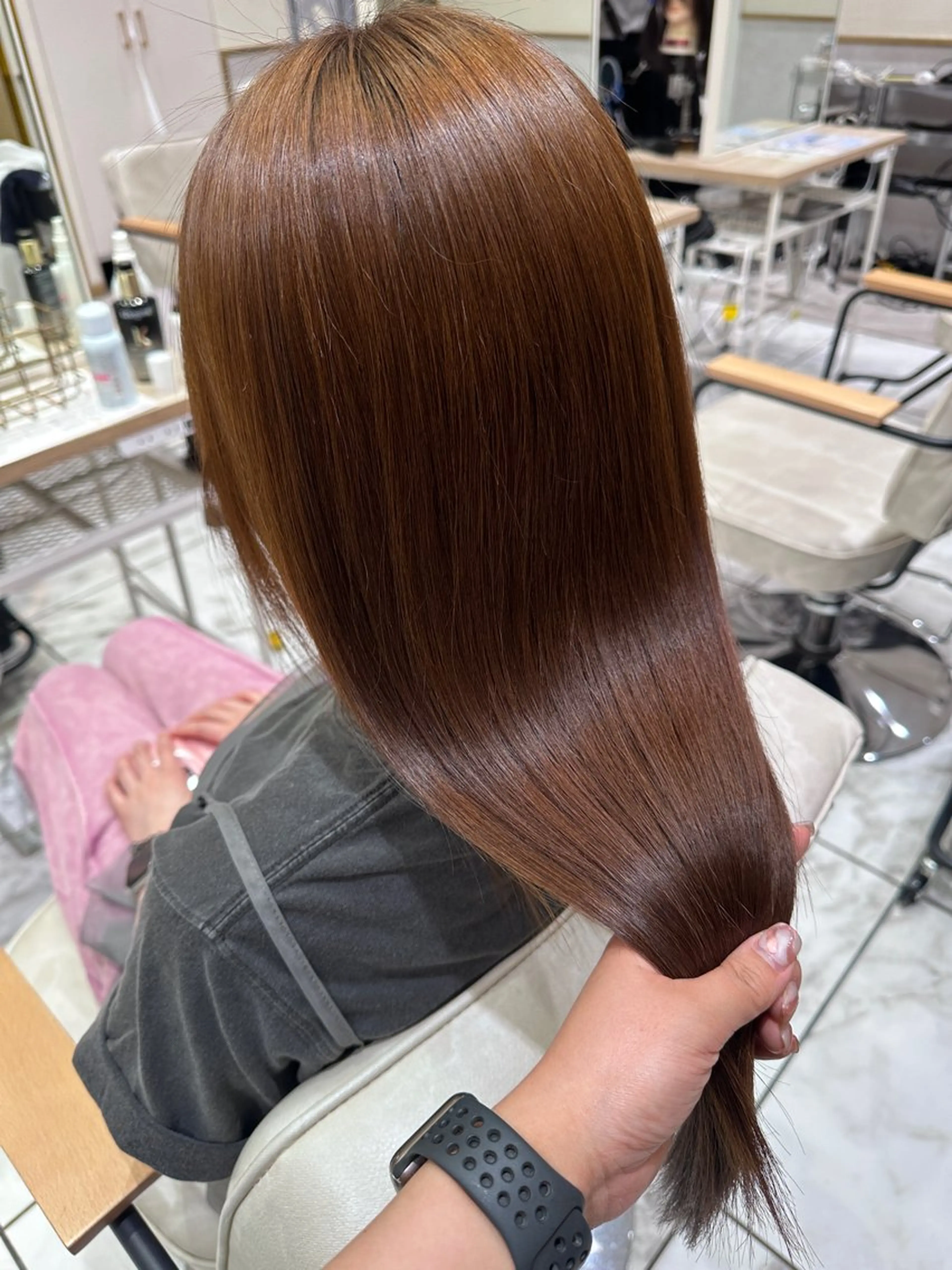 ロング AMI ウルフパーマ/メンズのヘアスタイル