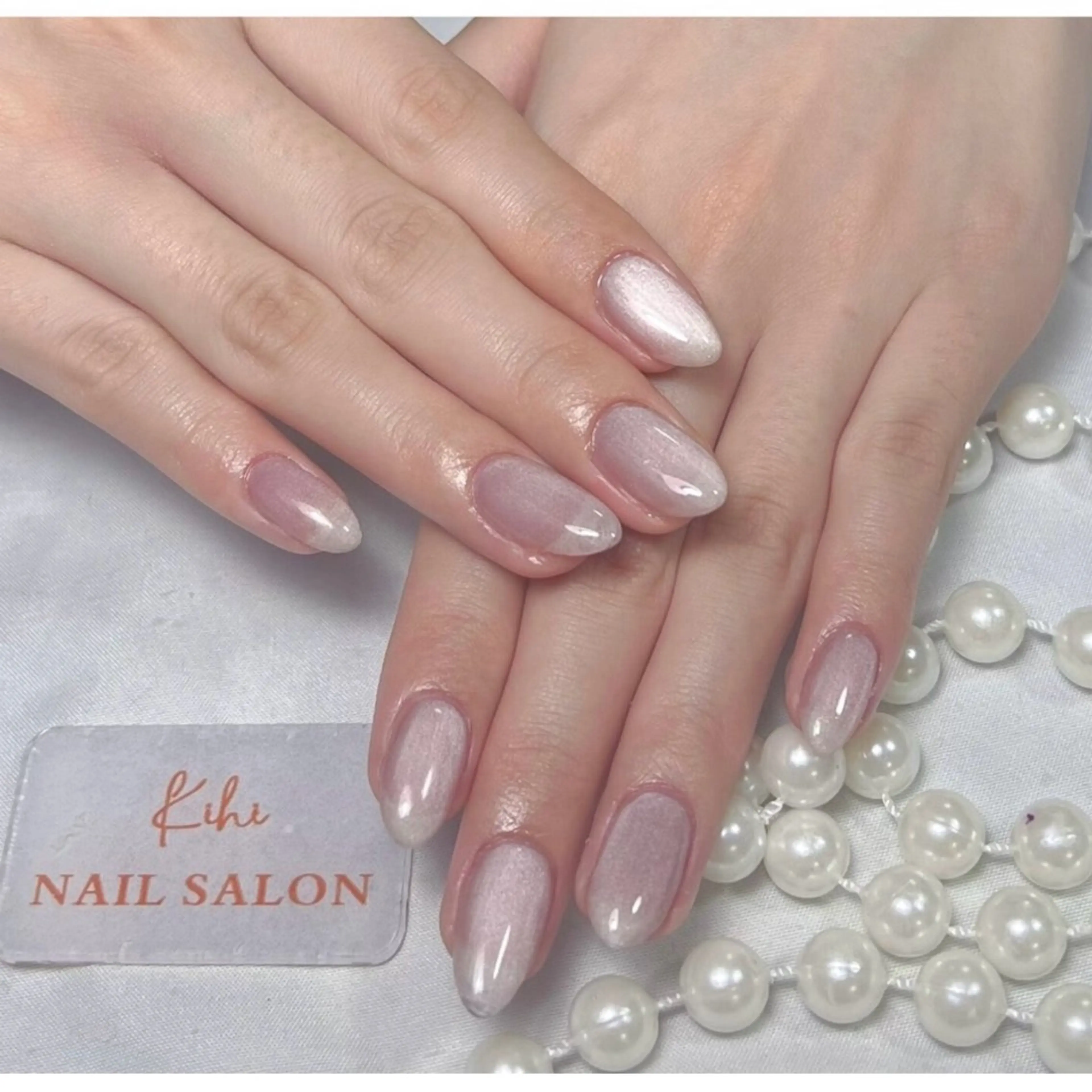 ネイル アートネイル フレンチネイル ジェルネイル グラデーション 韓国ネイル ハンドネイル 💕鈴木ユリ パラジェル/オフ無料のネイルデザイン