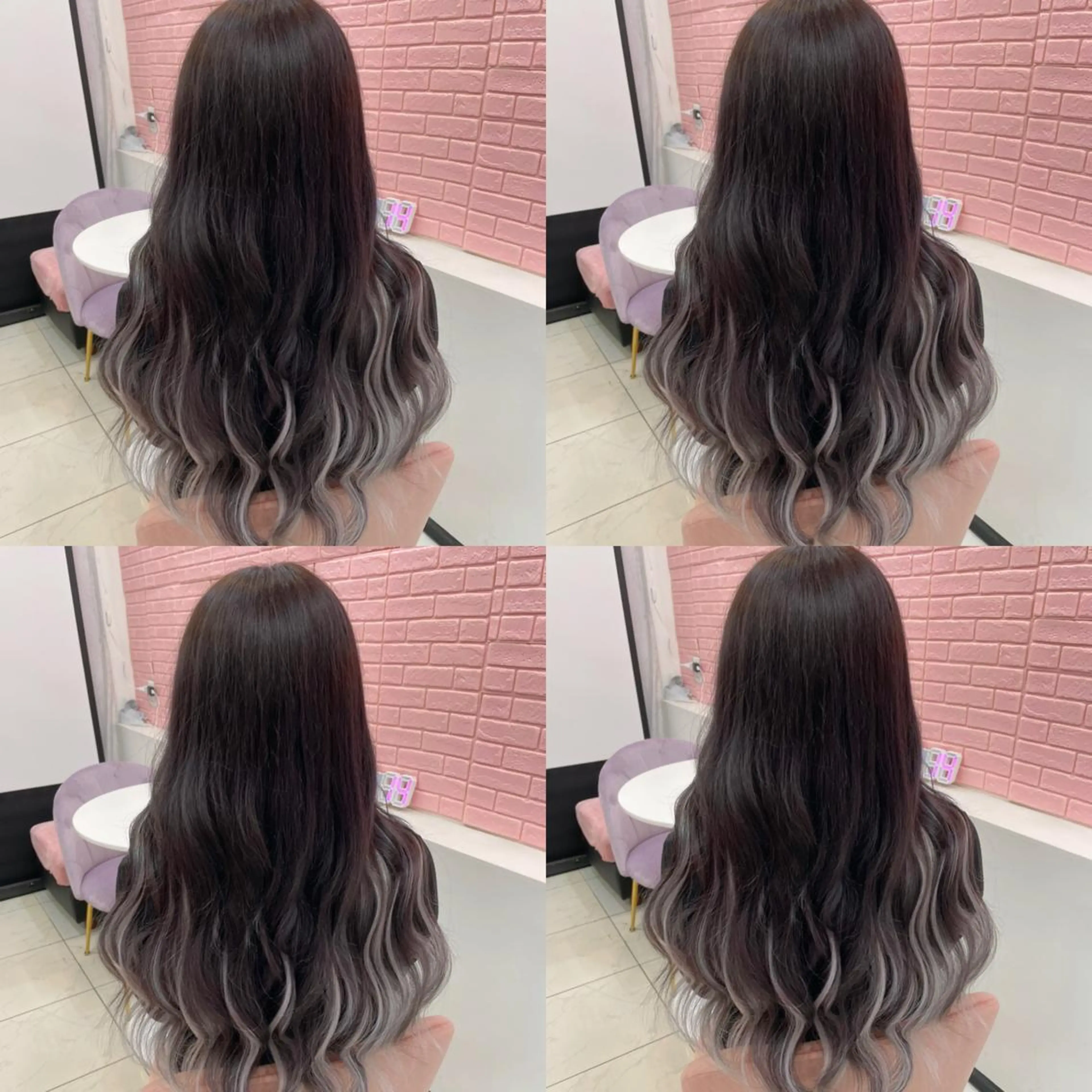 ロング カラー シルバー 🌷MAYU 🌷のヘアスタイル