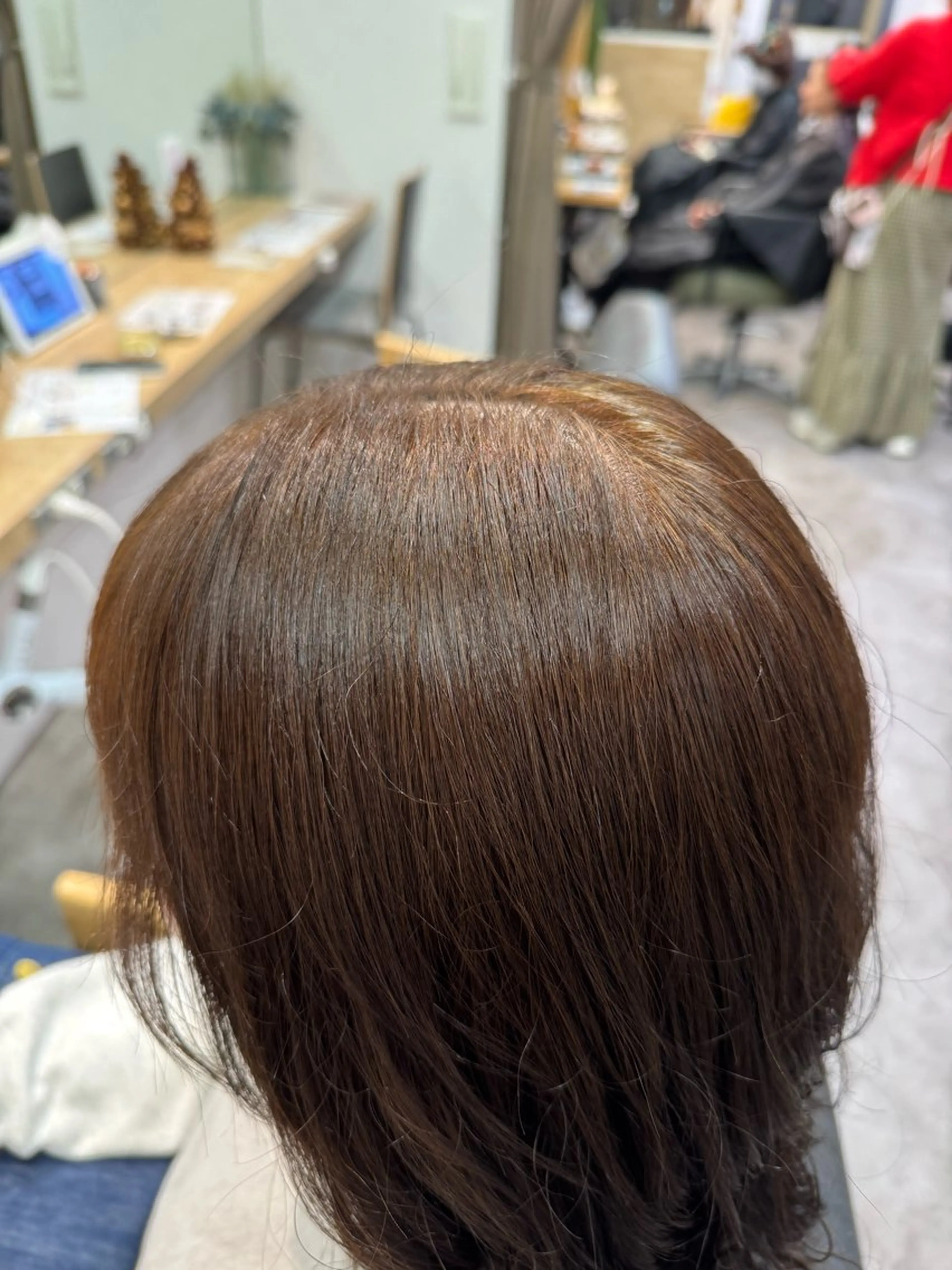 ロング カラー 縮毛矯正/エクステ /艶カラー/ヘアメのヘアスタイル