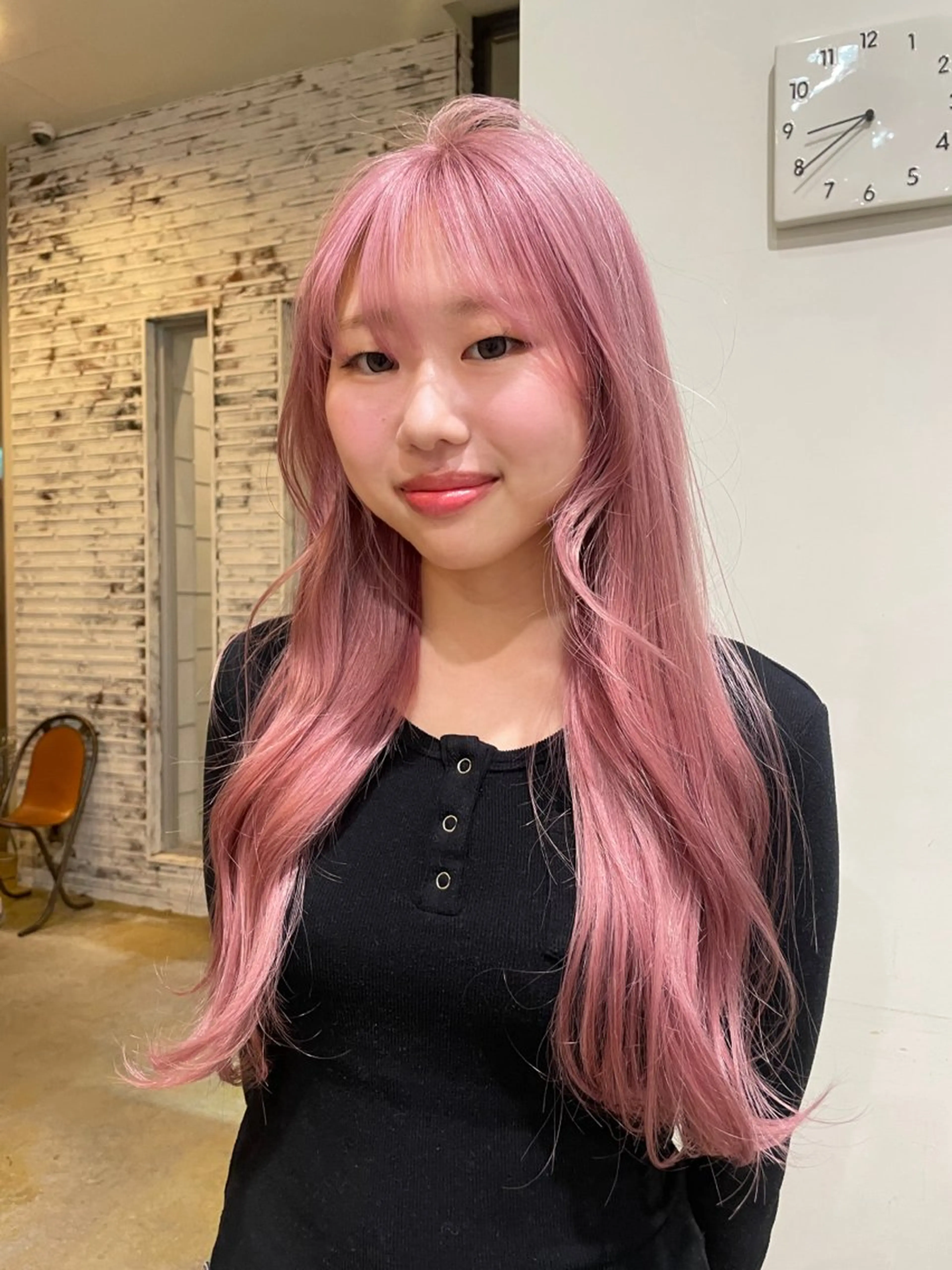 ロング ヘアカラー アイブロウリフト パーマモデル/はなの眉毛・アイブロウイメージ