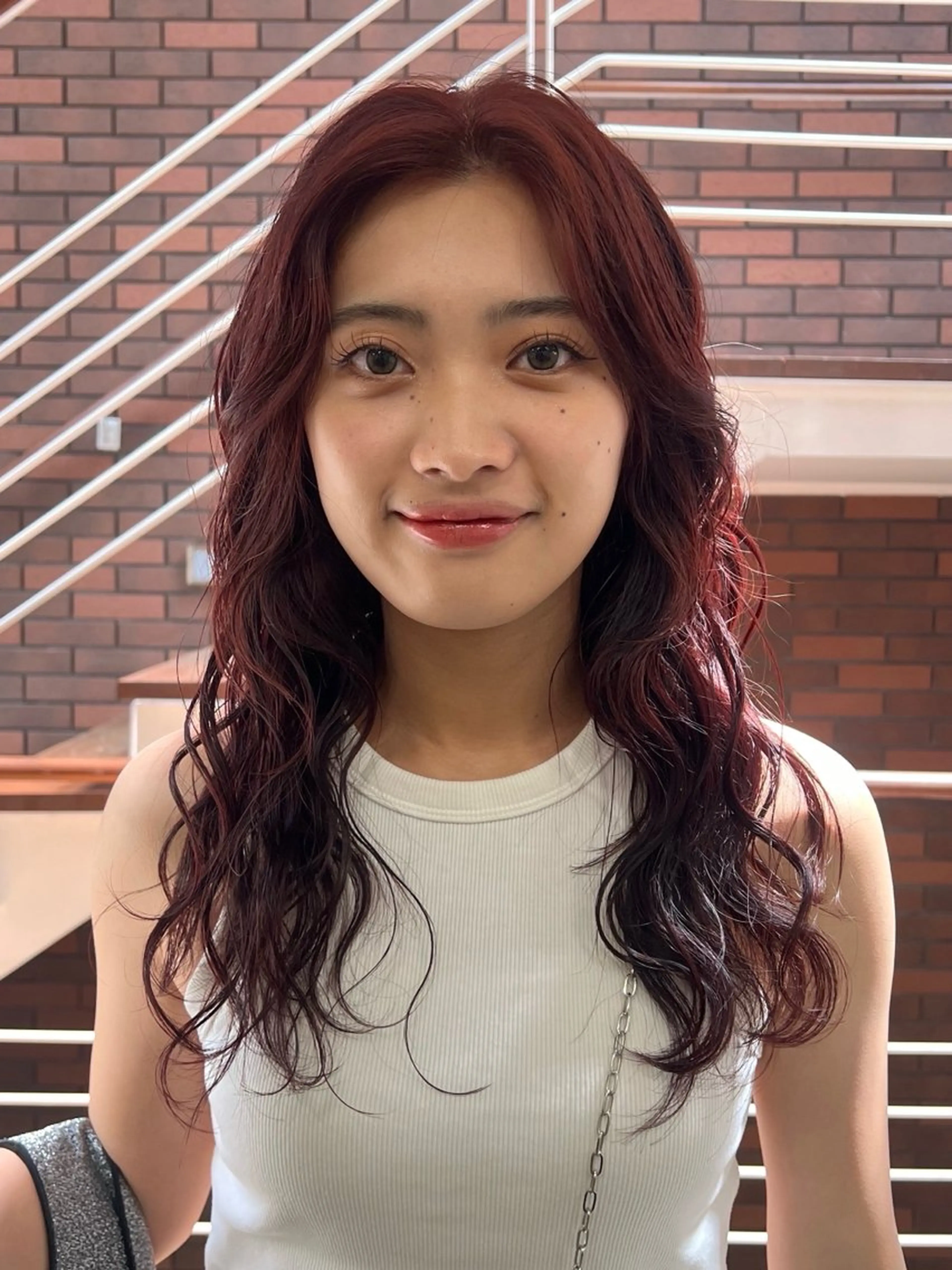 ブリーチなしダブルカラーの写真