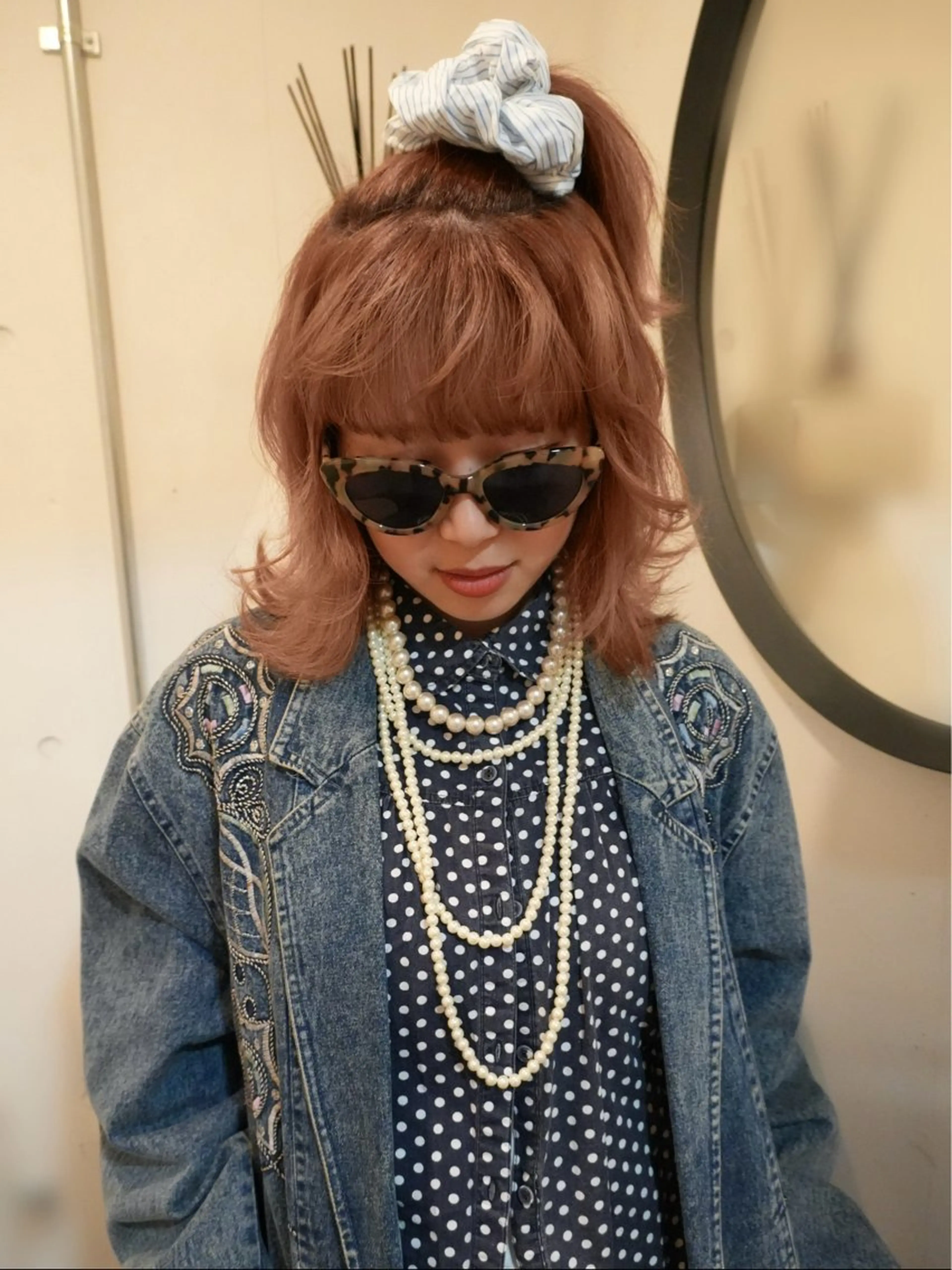 セミロング カラー ⭐︎ハイトーン /レイヤー✩momoのヘアスタイル