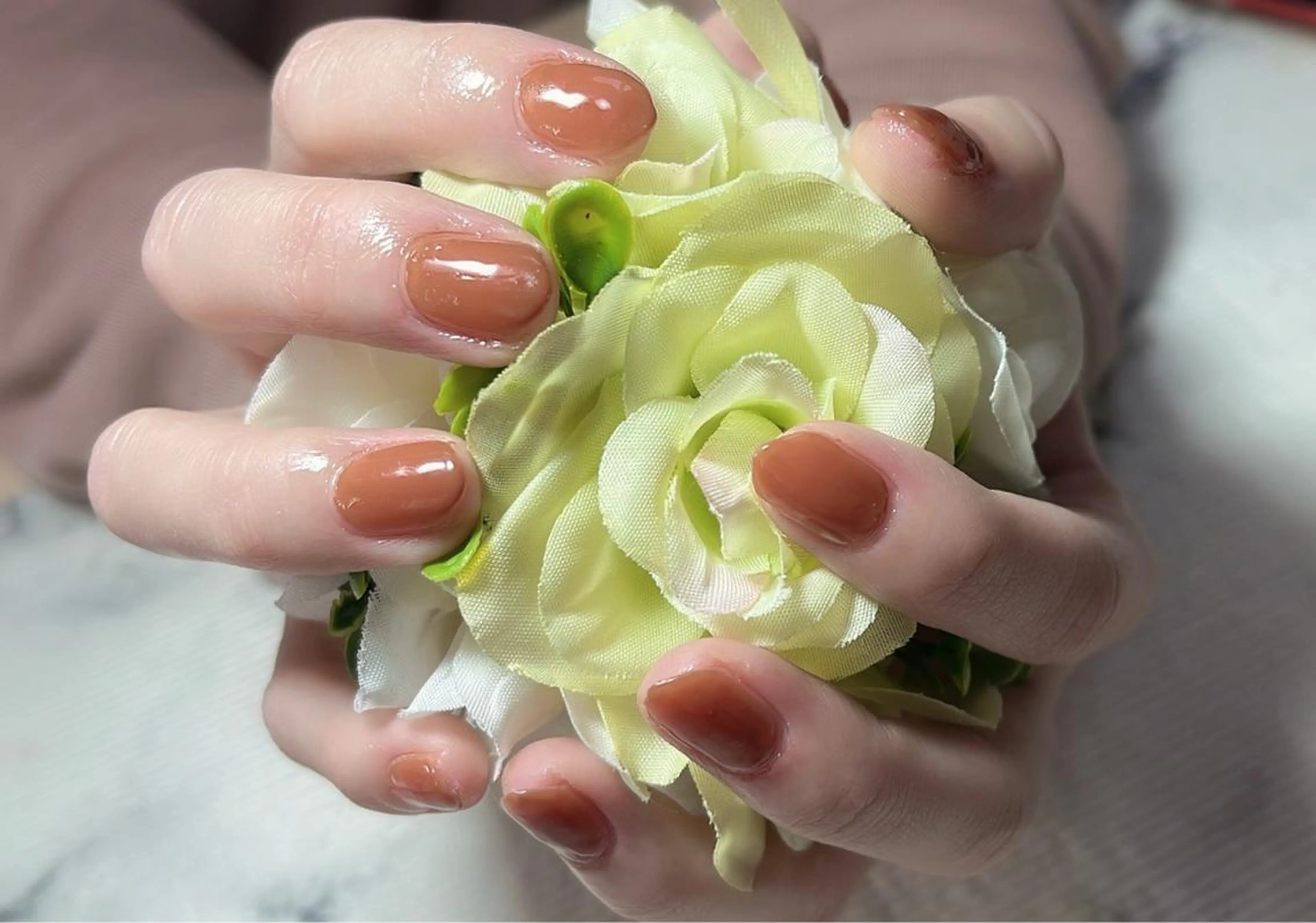 ネイル ワンカラーネイル シンプルネイル Ruana Nailのネイルデザイン