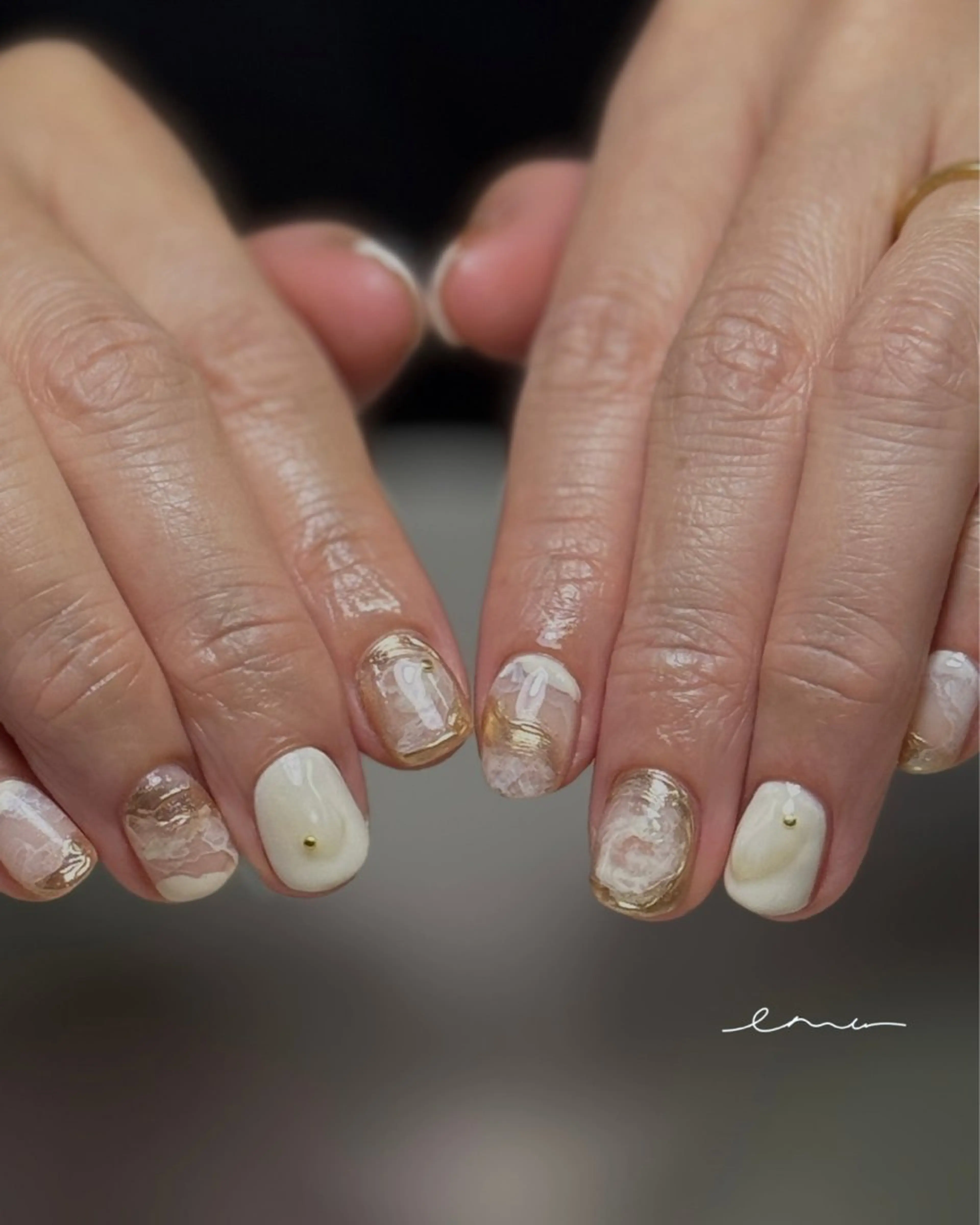 ネイル ハンドネイル nail salon émuのネイルデザイン