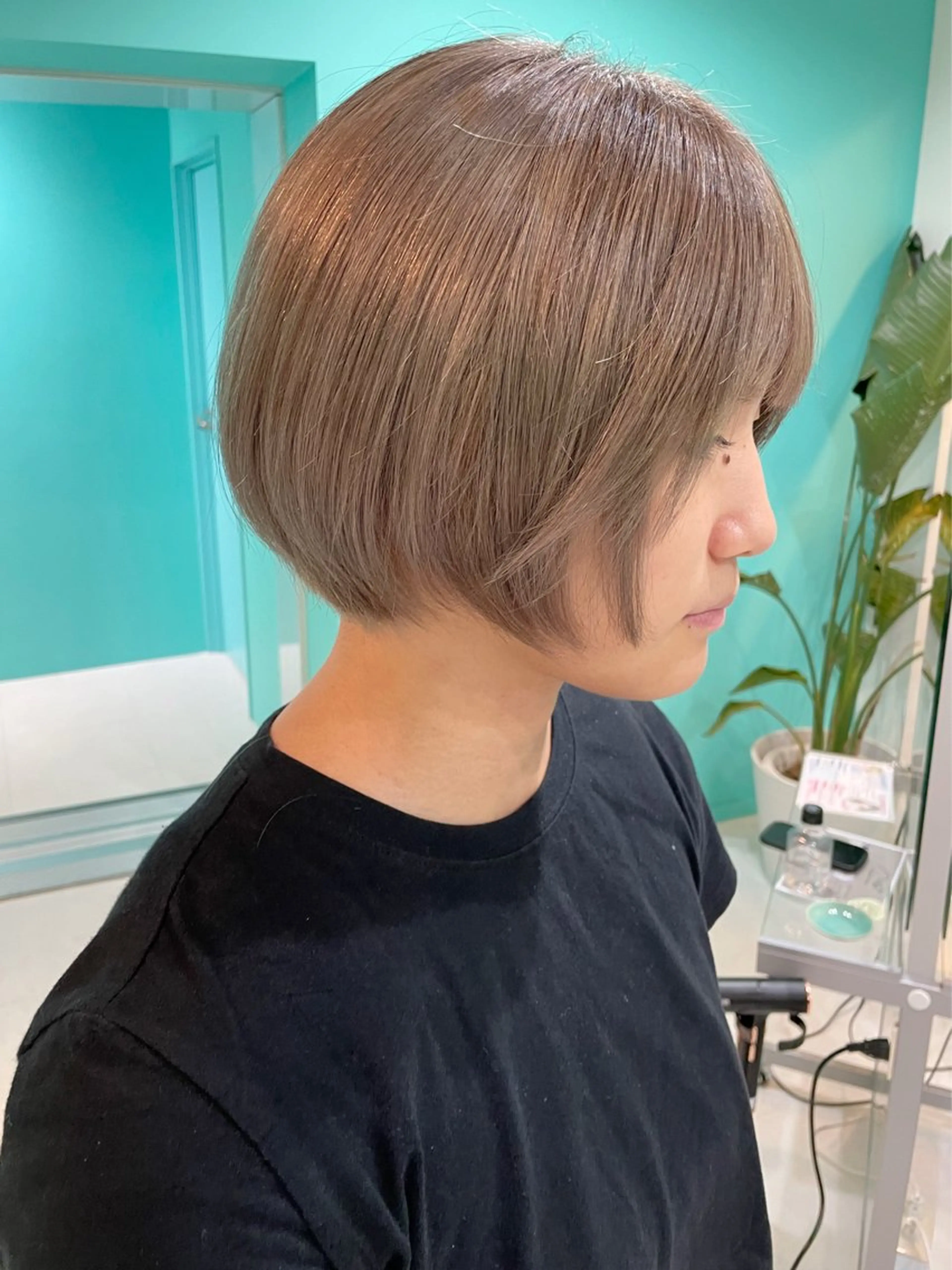 平日限定【艶☆☆☆☆】カット＋カラー＋しっかり髪質改善Noaトリートメント✨¥7000の写真