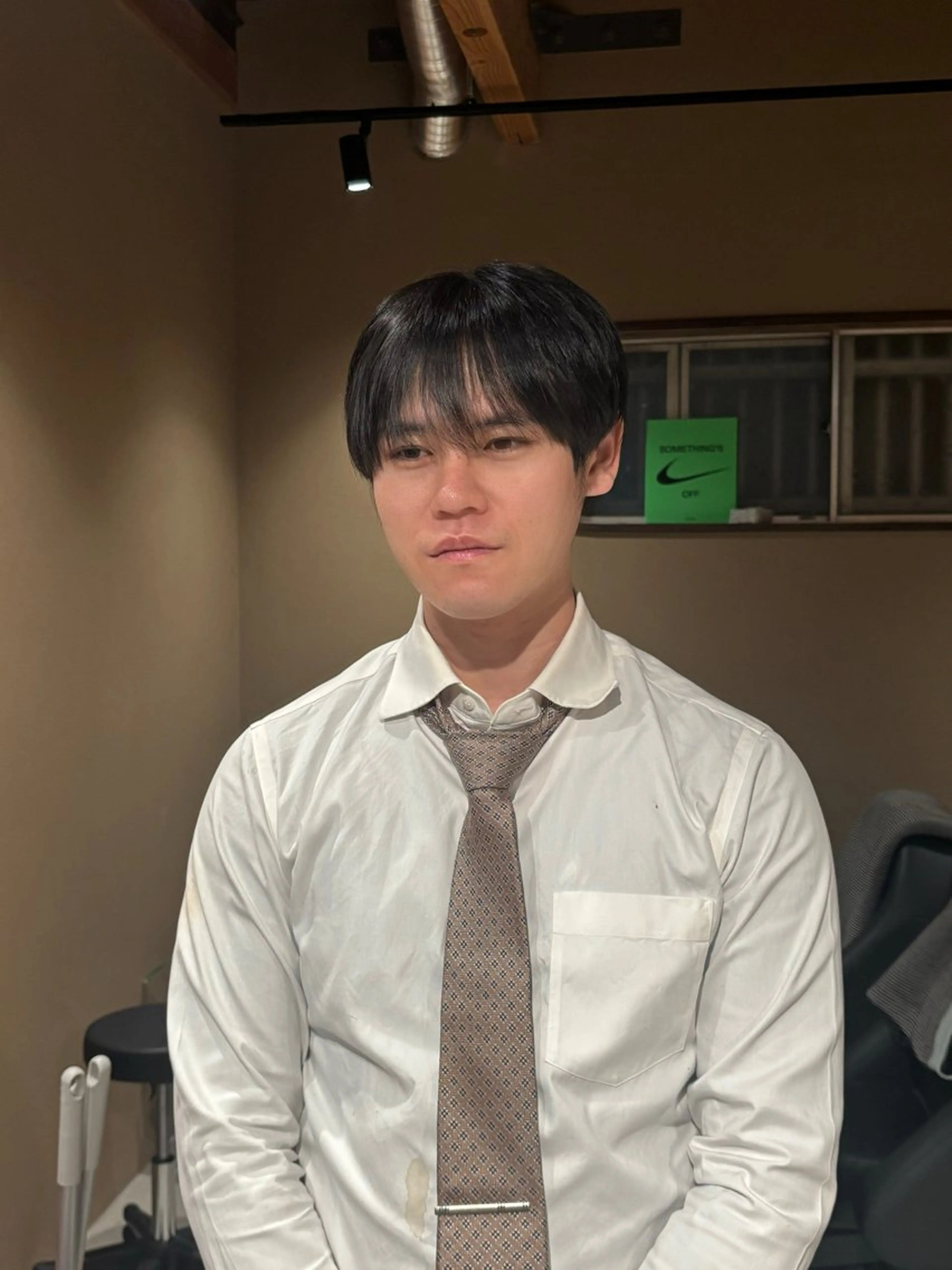 メンズ 縮毛矯正 中津/トレンドカラー /美馬本紅亜のヘアスタイル