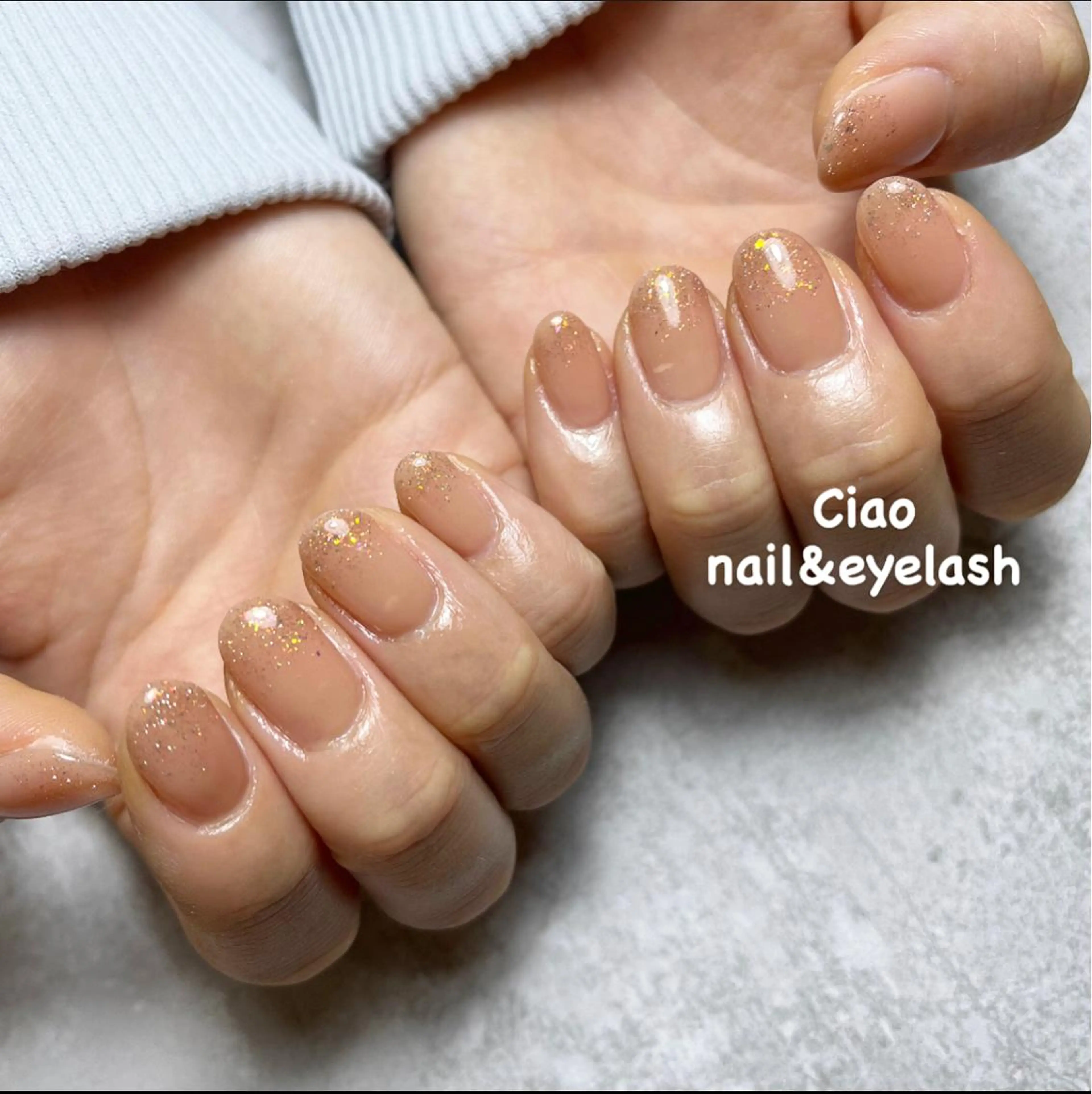 ネイル アートネイル ジェルネイル ニュアンスネイル シンプルネイル 春ネイル #Amin nail salonのネイルデザイン