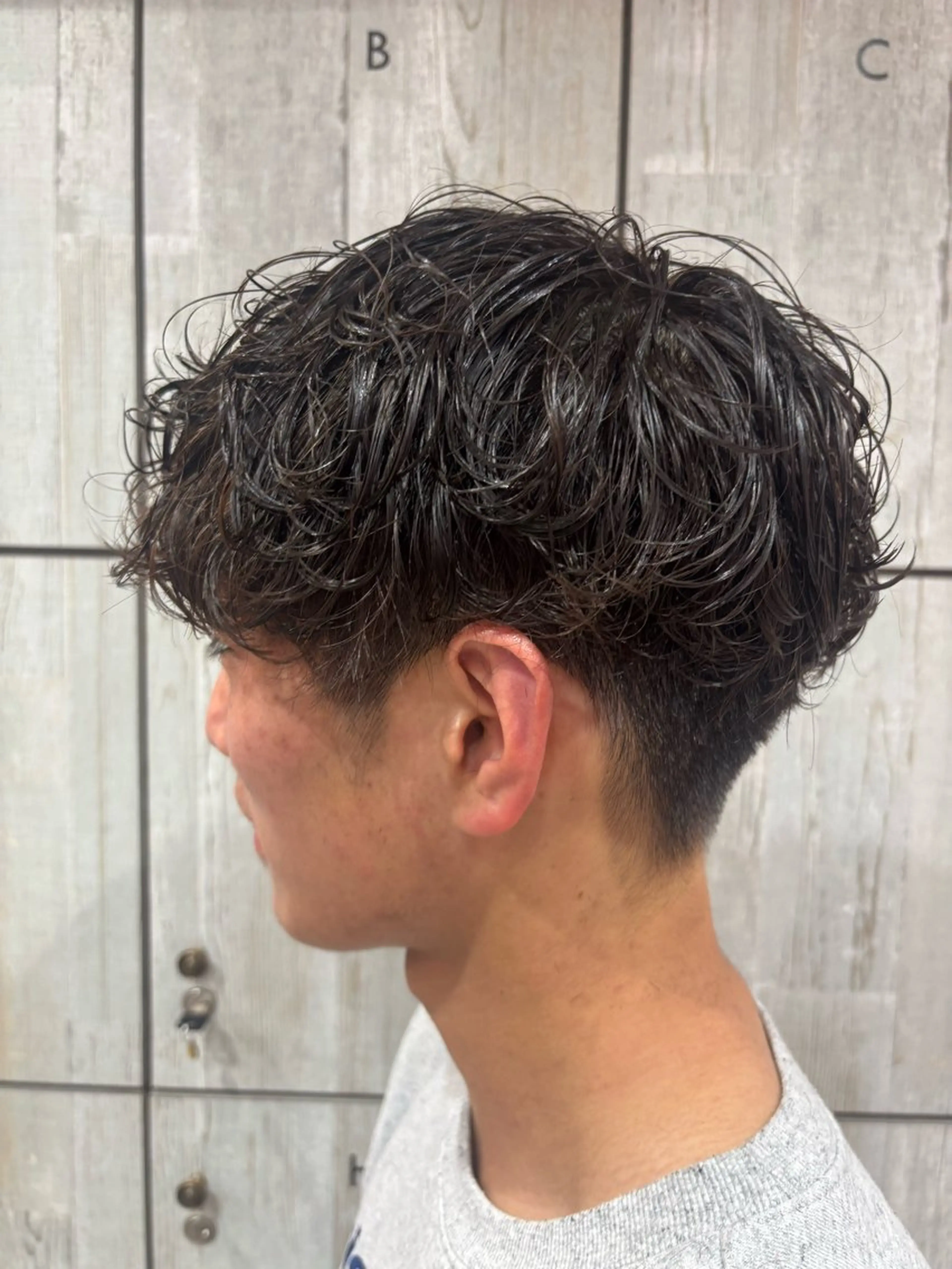 カラー パーマ メンズ 池田 煌翔のヘアスタイル