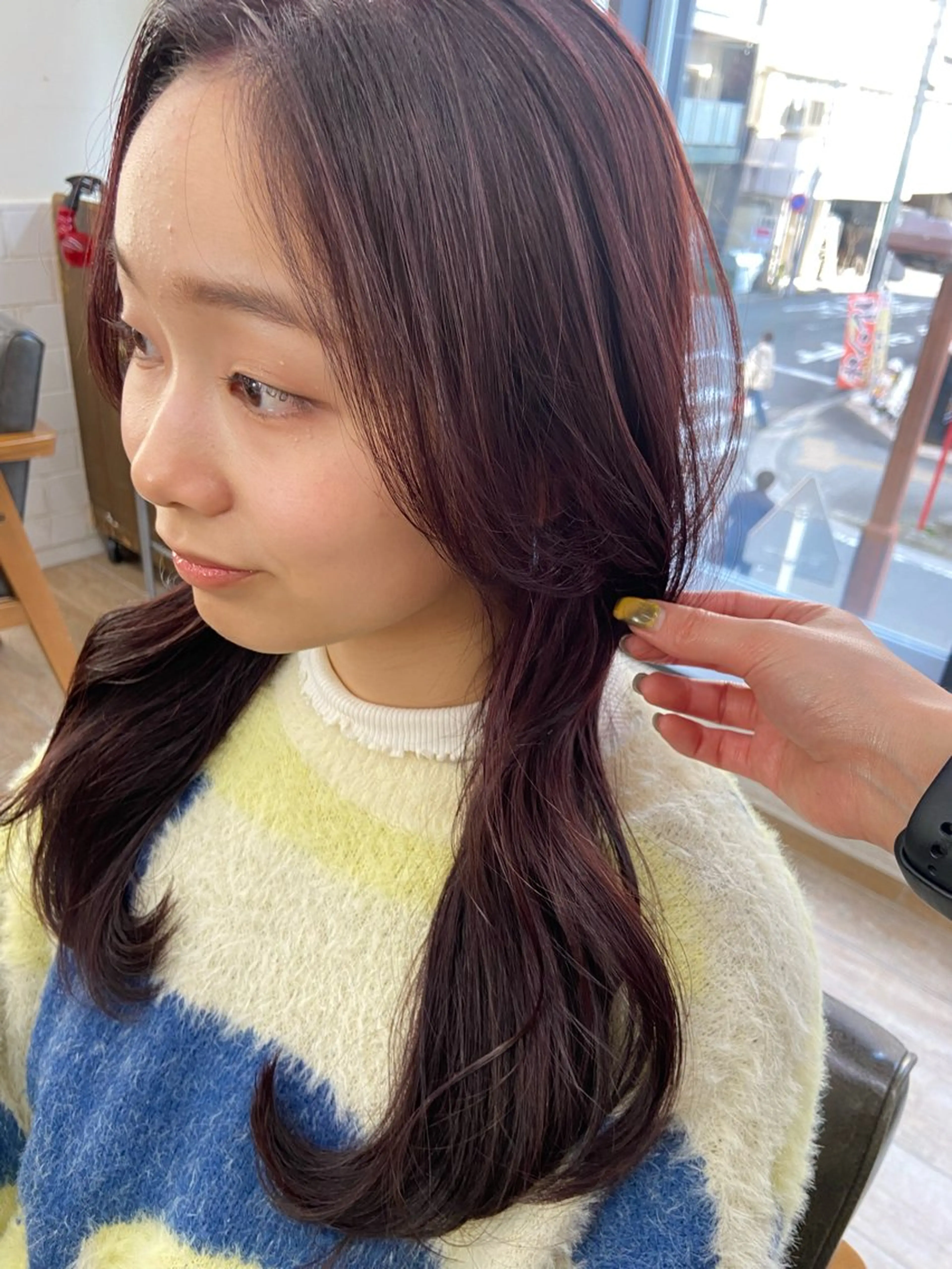 カラー ヘアカラー トリートメント ダブルカラー 🌙ｃｈｉｎａｒｉのヘアスタイル