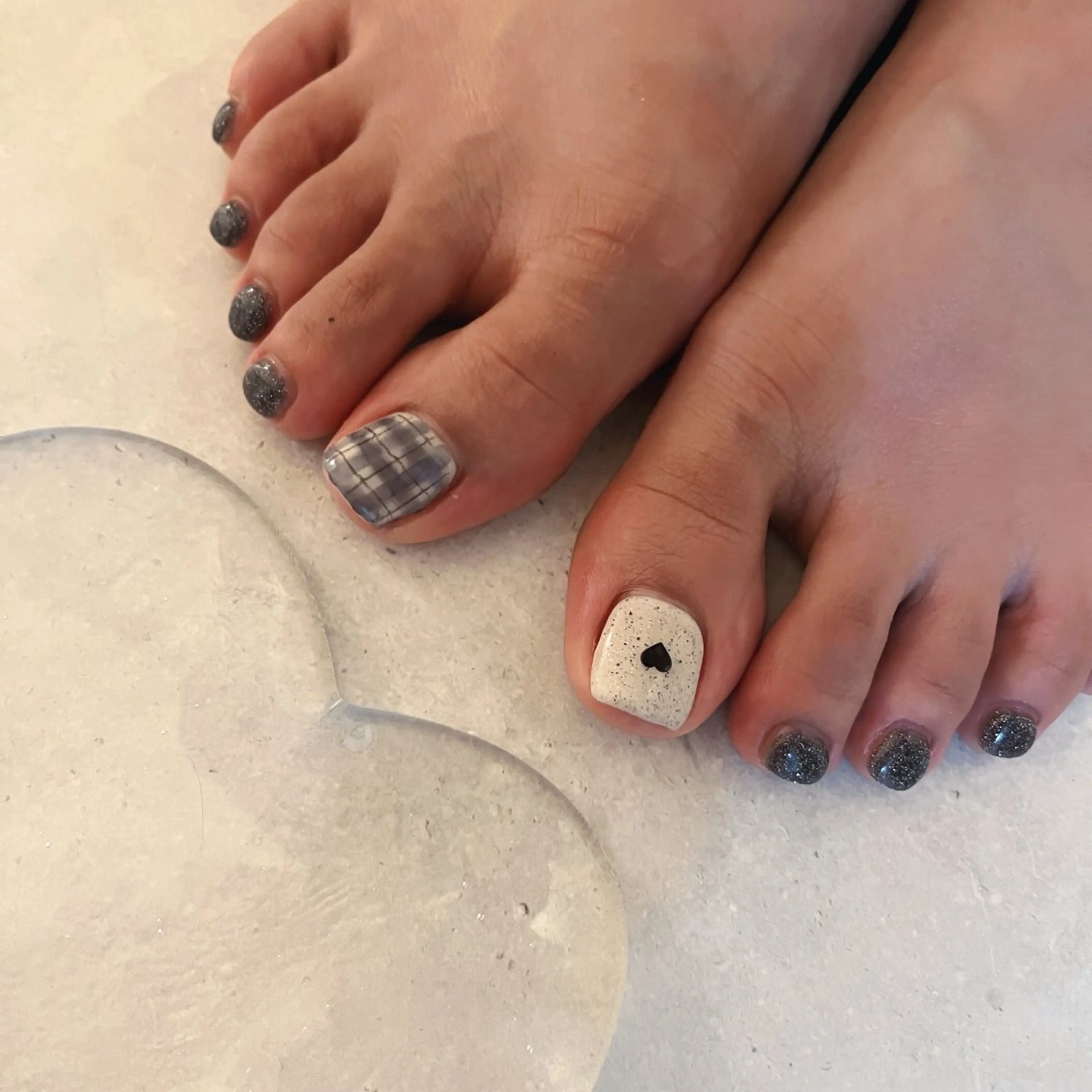 ネイル フットネイル K Aのネイルデザイン