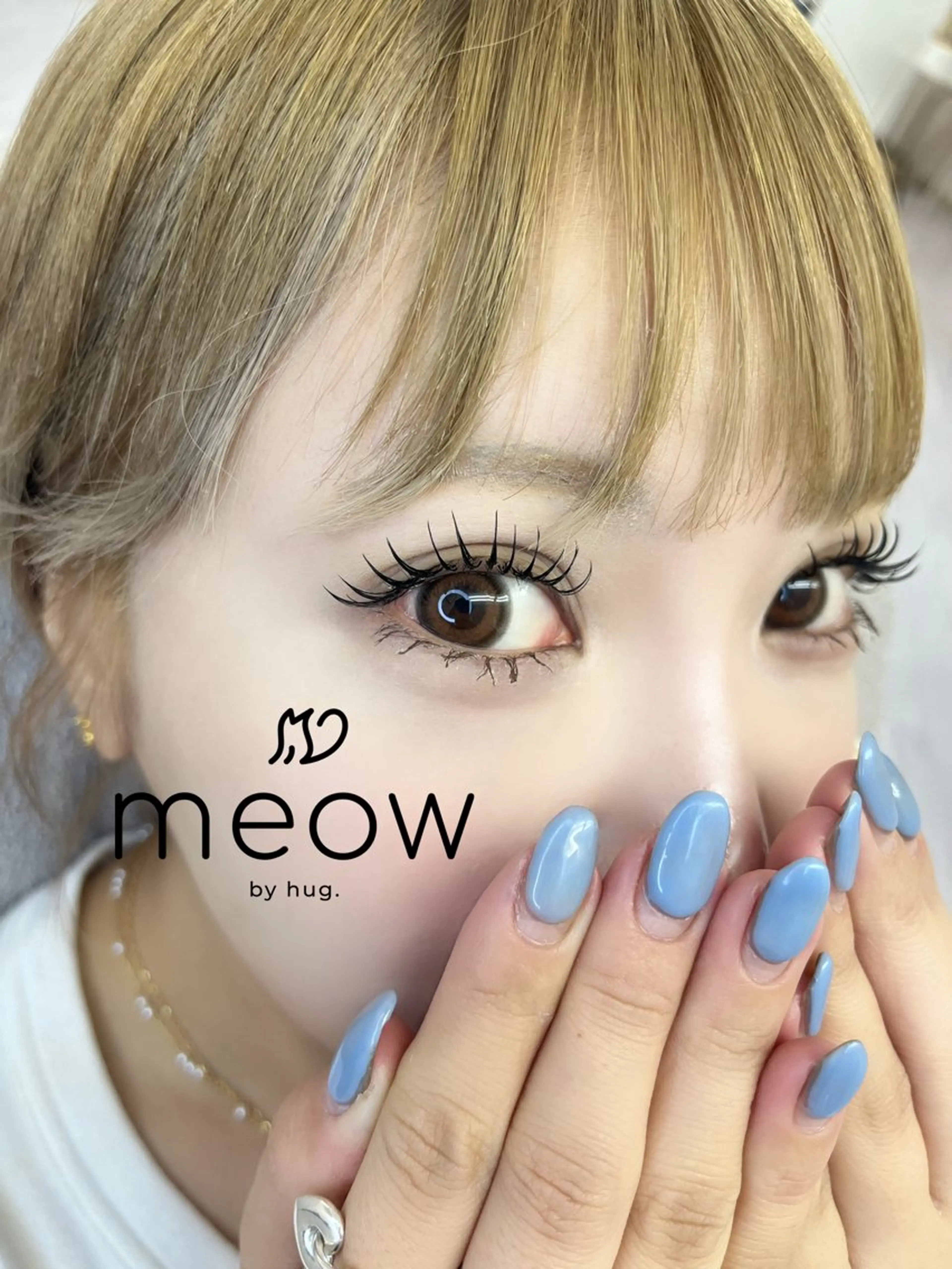 マツエク・マツパ フラットラッシュ Meow by hug.所属・meow RINA 恵比寿🐈🎀のマツエク・マツパデザイン