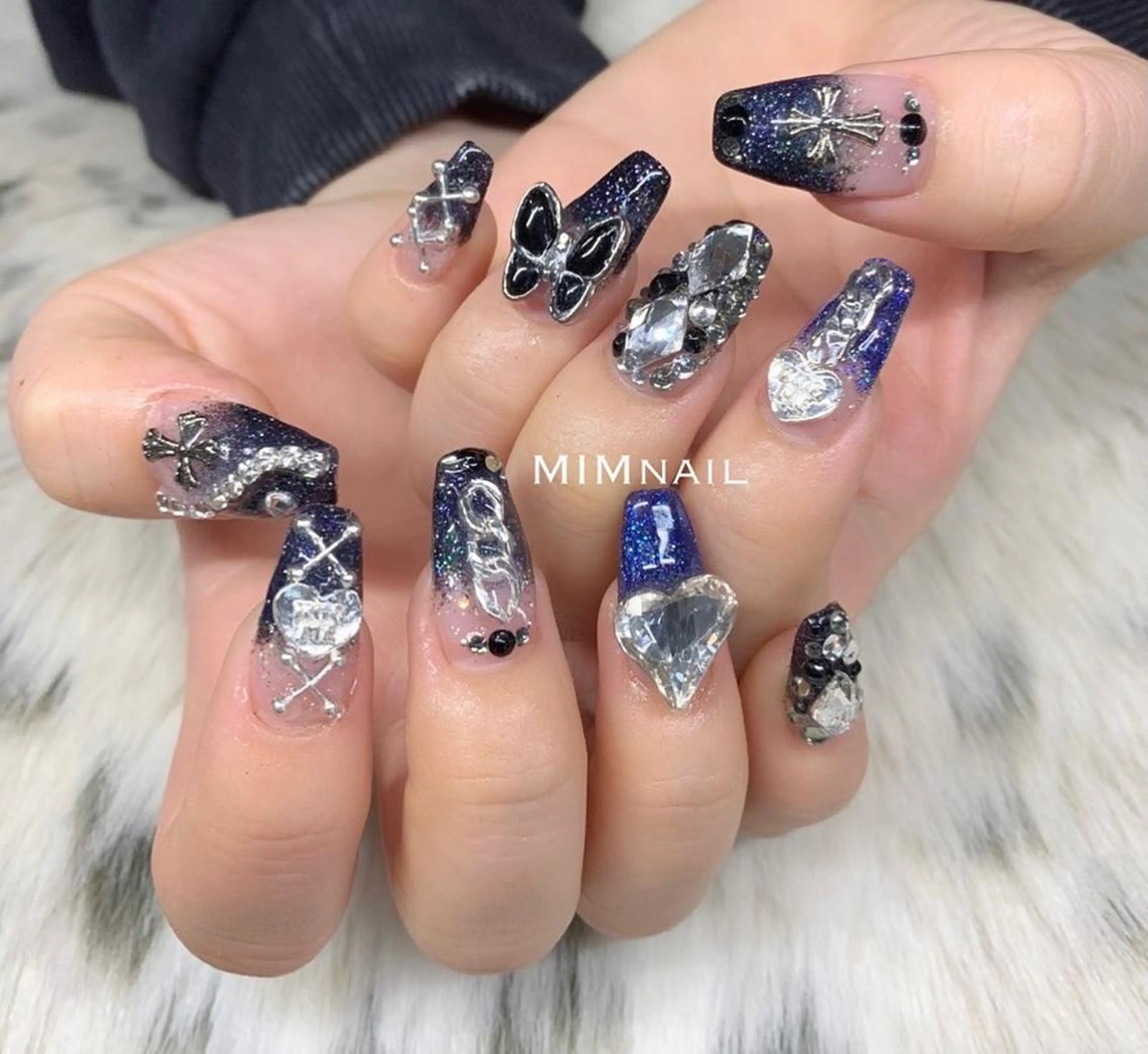 ネイル 長さ出し スカルプネイル *･*MIMnail 1号店･*:･*のネイルデザイン