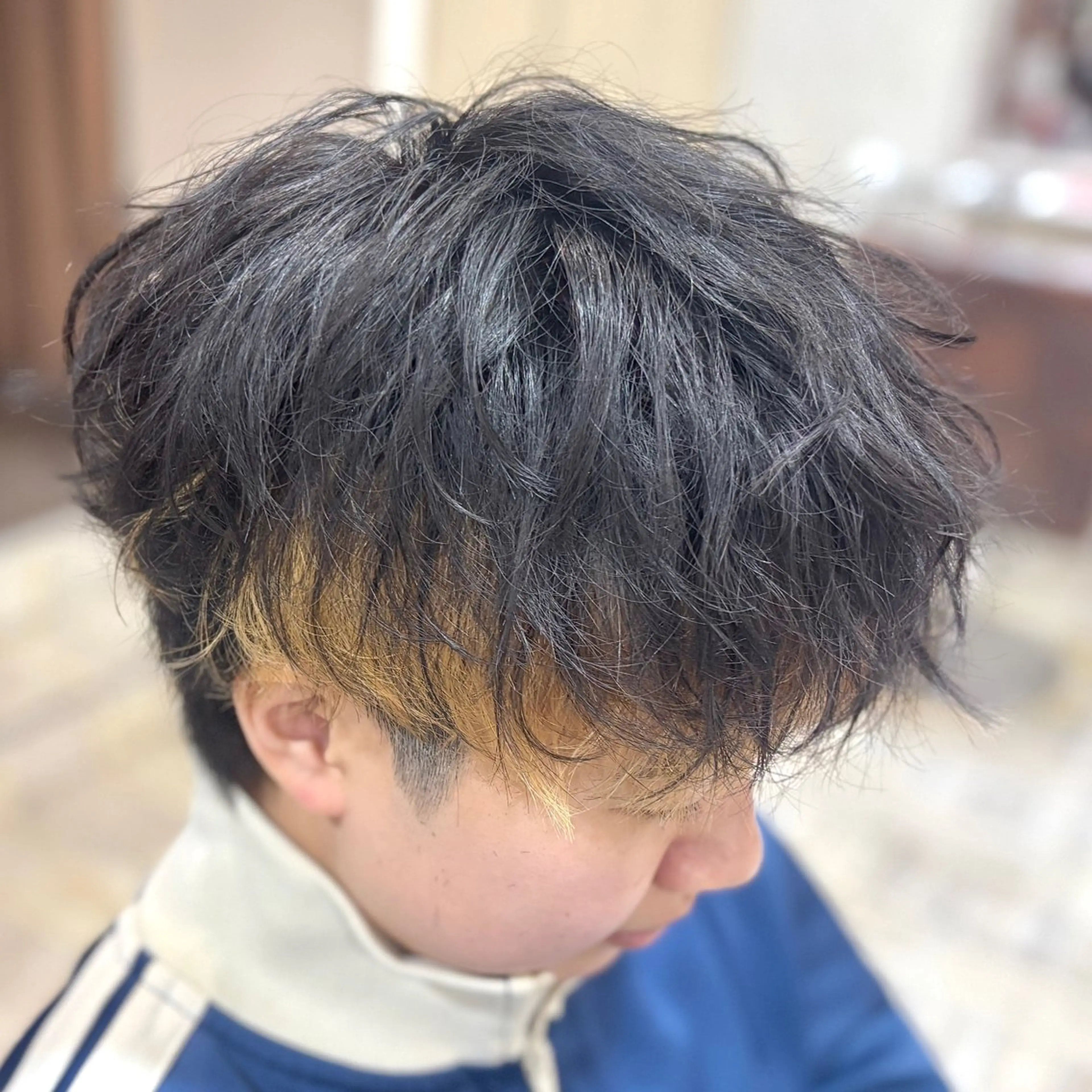 ショート カラー メンズ カット ヘアカラー 💥桜木町メンズ専門 💥ルキのヘアスタイル