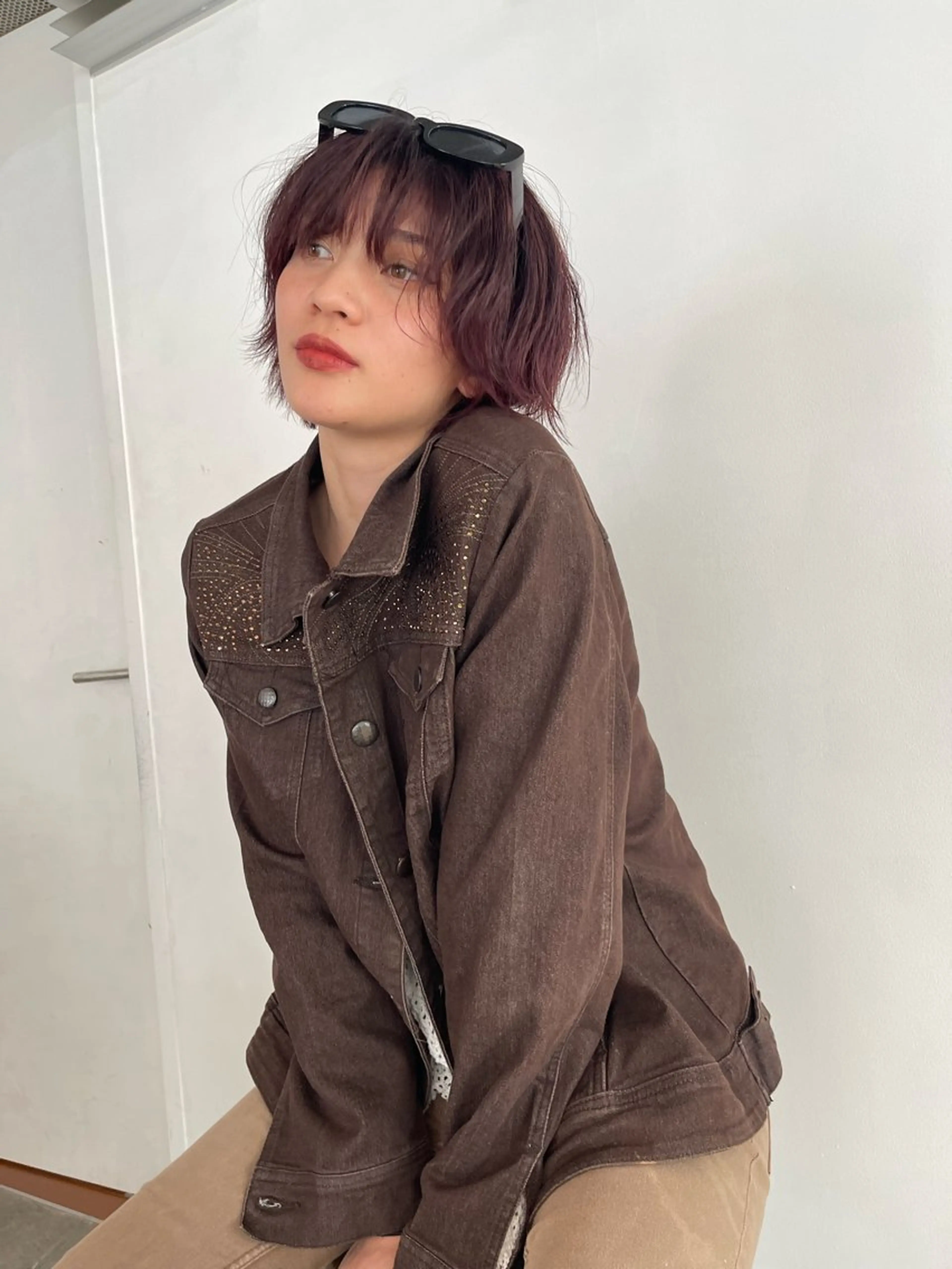 カラー かがやしづ ⭐️ハイトーンのヘアスタイル