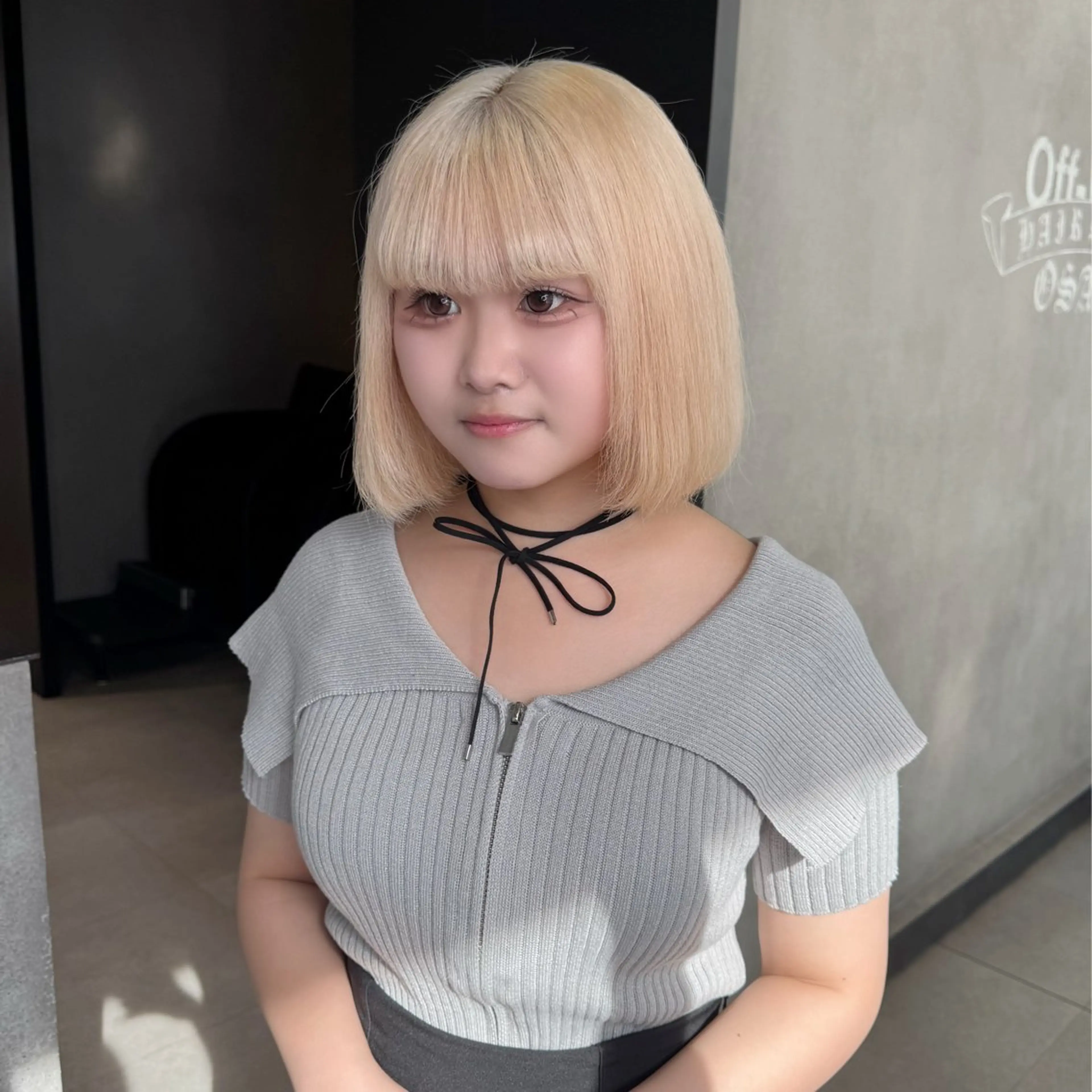 【当日限定】特別価格✨抜きっぱなしブロンドカラーリタッチのみ🎀🩵保湿トリートメント付き🐈‍⬛💫の写真