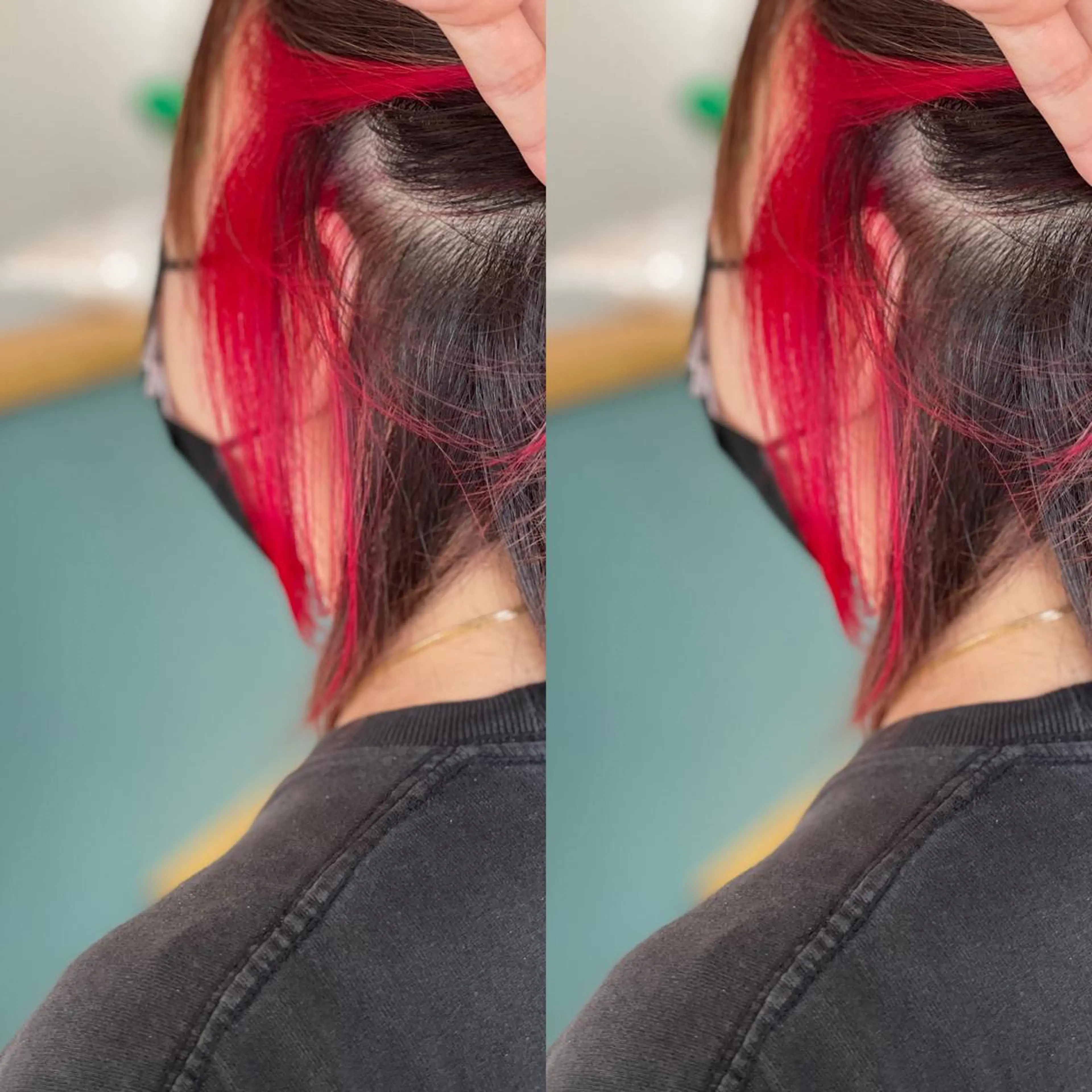 ミディアム カラー ヘアカラー トリートメント Snaly カラー特化ページのヘアスタイル