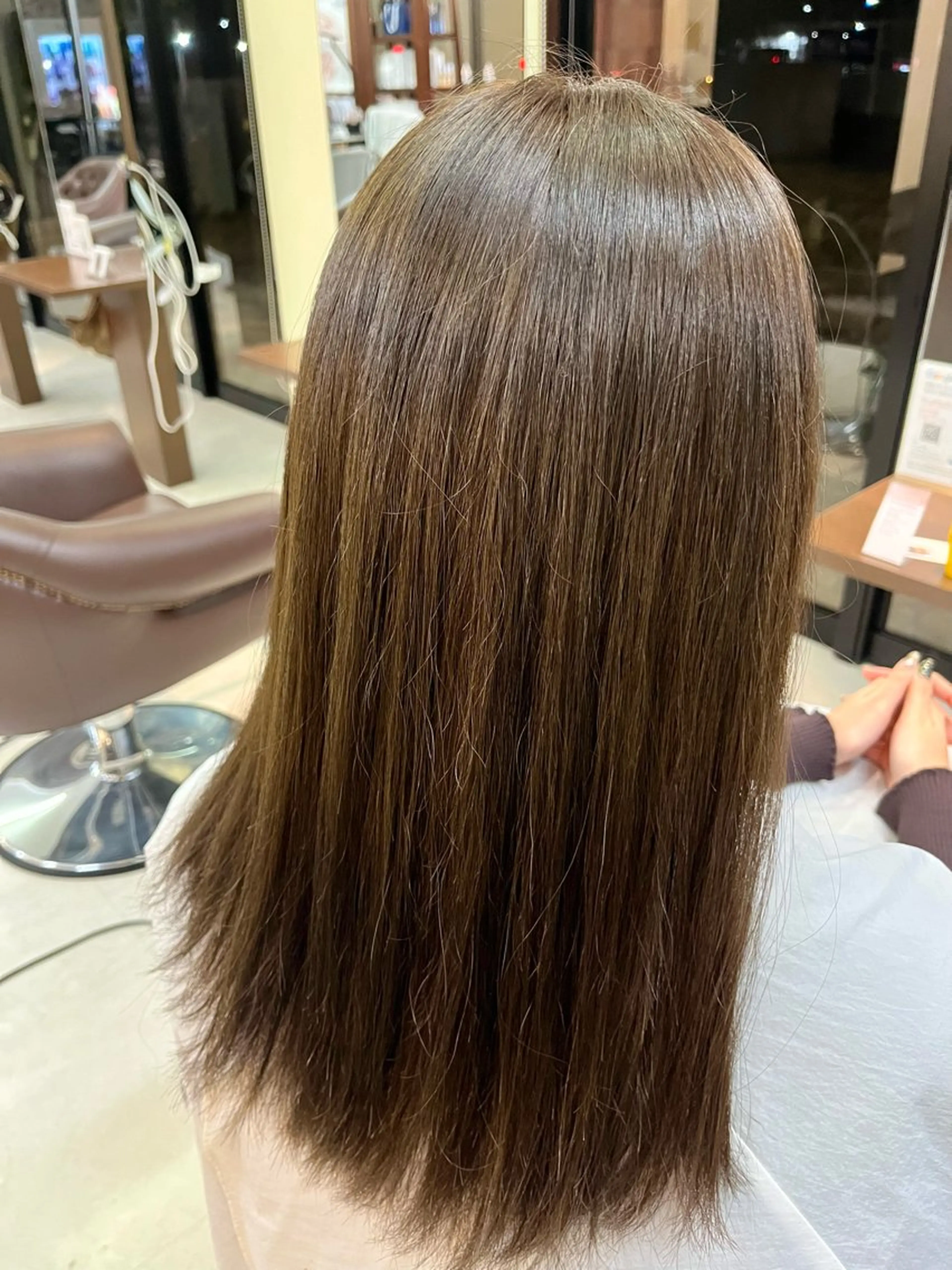 ロング カラー ベージュカラー ブリーチ 透明感カラー ダブルカラー ブリーチなしカラー カット ヘアカラー 樋口智士/倉敷/中庄 /縮毛矯正/髪質改善のヘアスタイル