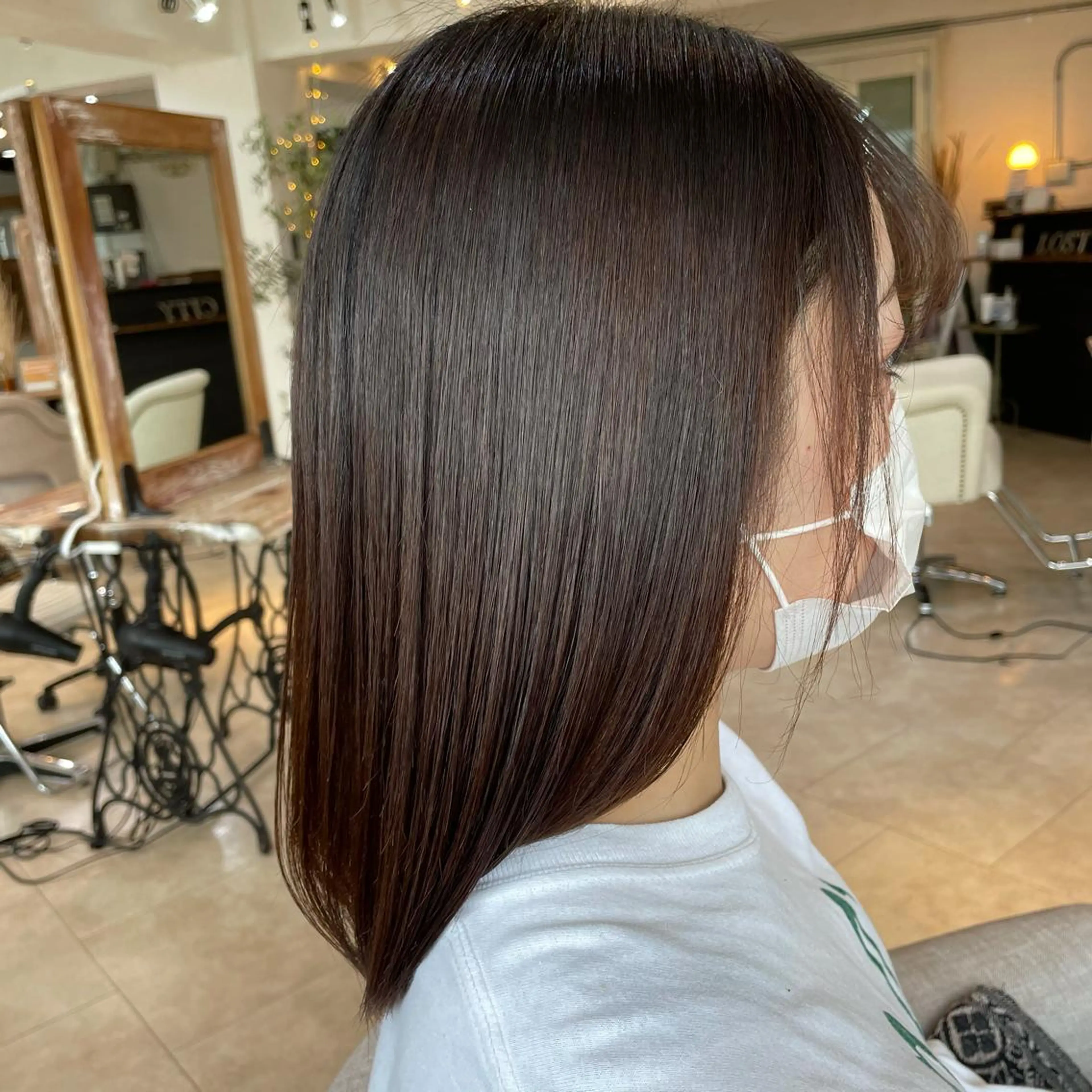 ミディアム 清水 美雪のヘアスタイル