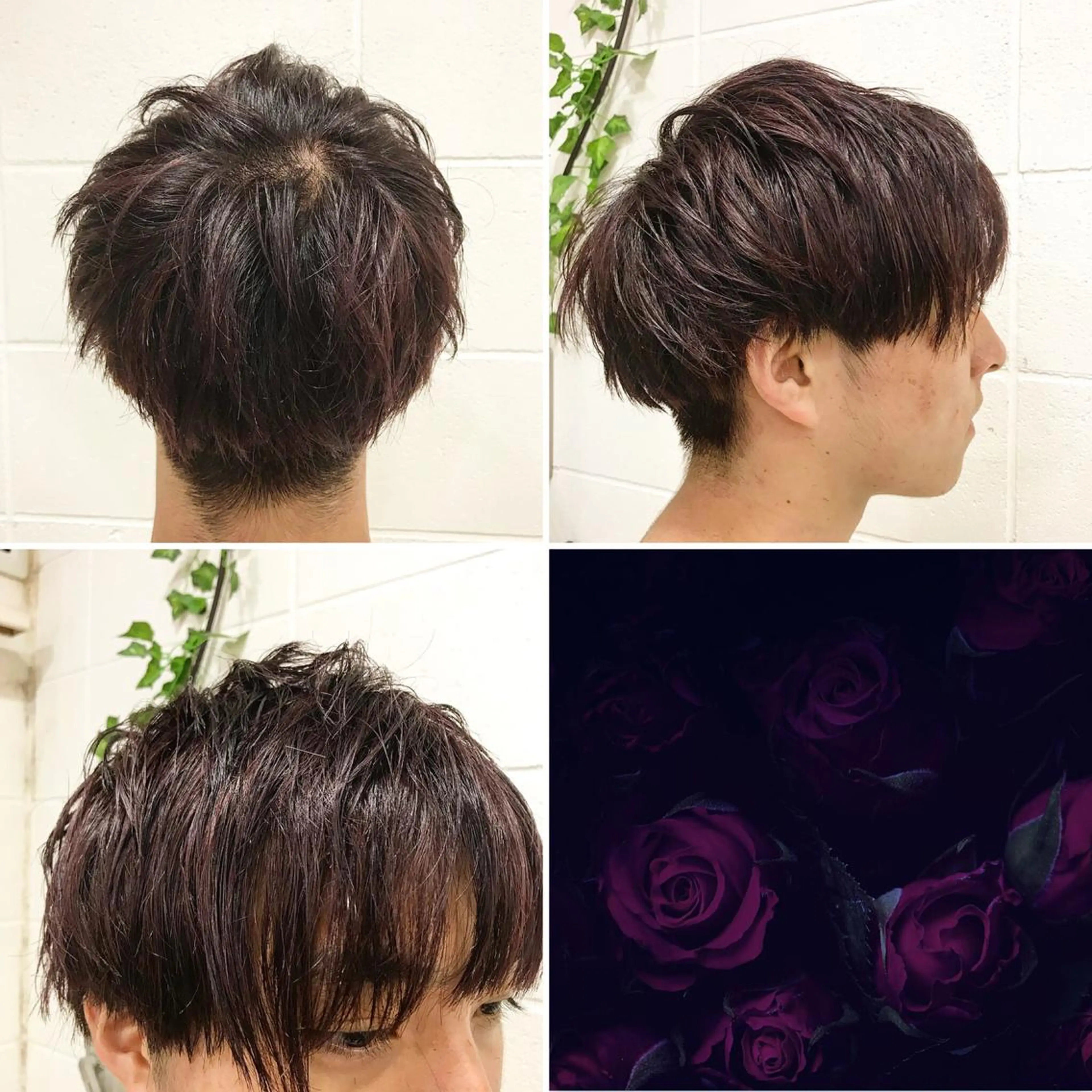 ショート カラー メンズ ヘアカラー トリートメント 🌈推し色派手髪 ハイトーンShinのヘアスタイル