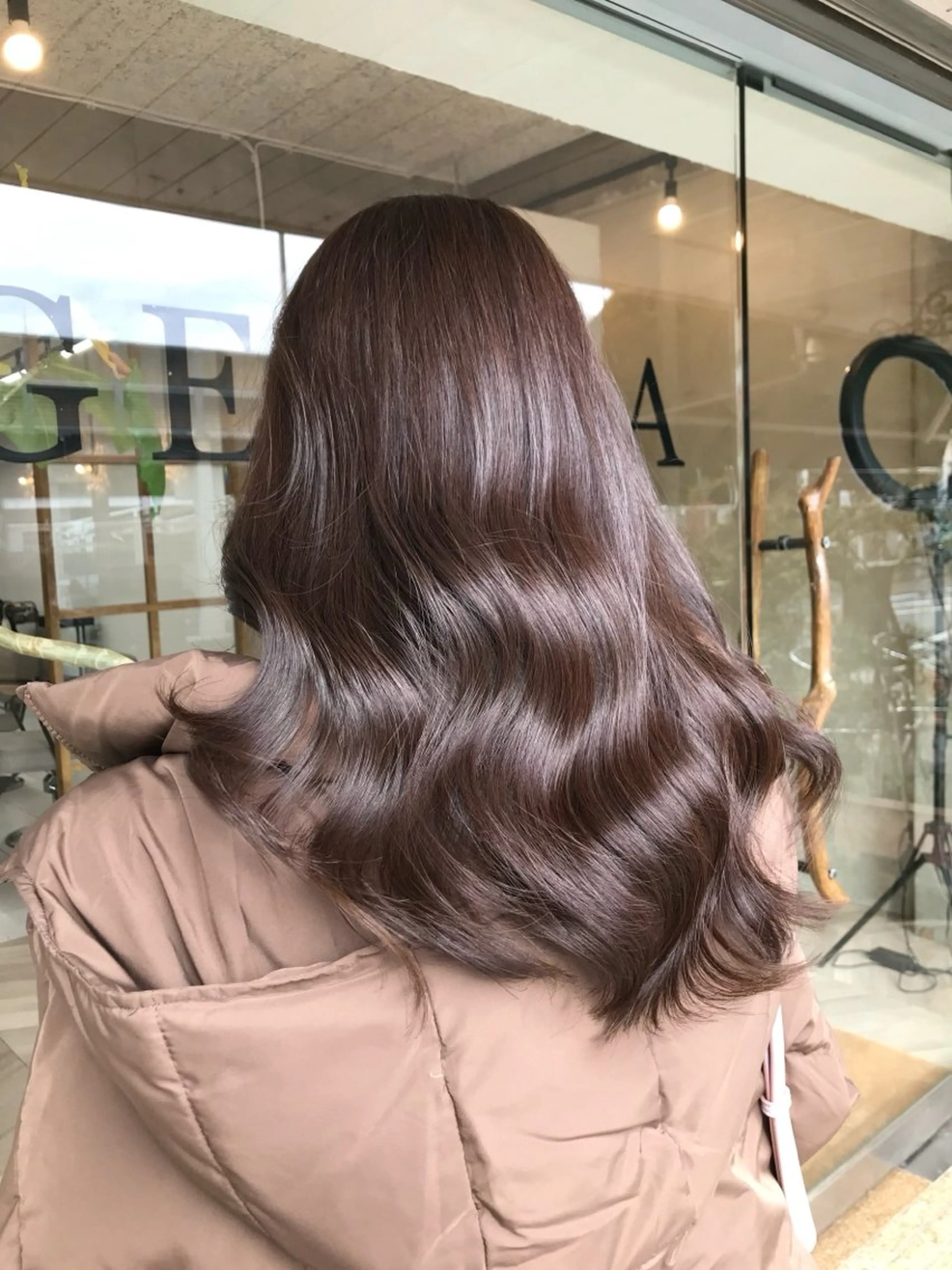 ロング 河部 真子のヘアスタイル