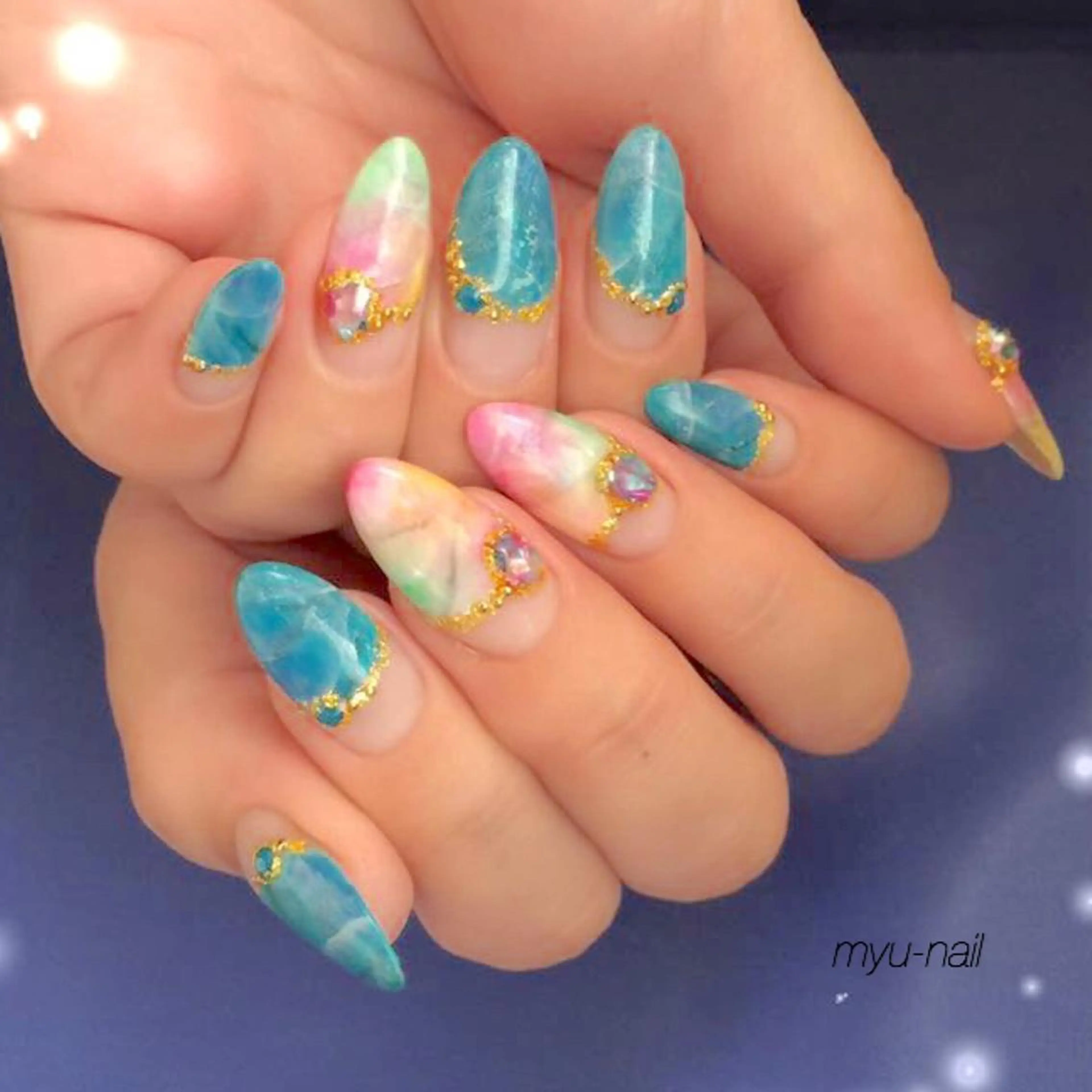 ネイル アートネイル ホームサロン myu-nailのネイルデザイン