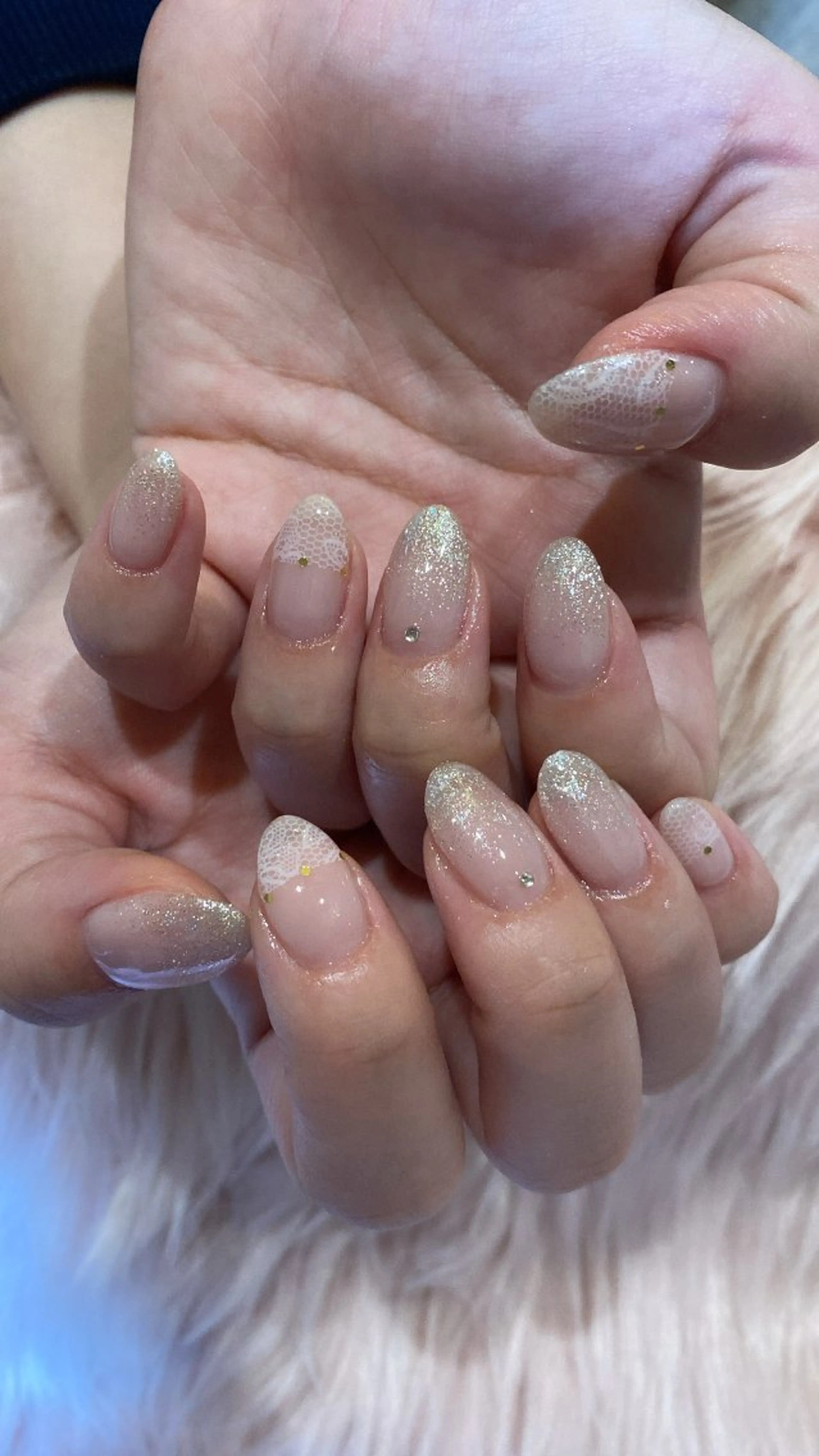 ネイル ハンドネイル crystal ⭐︎ colorのネイルデザイン