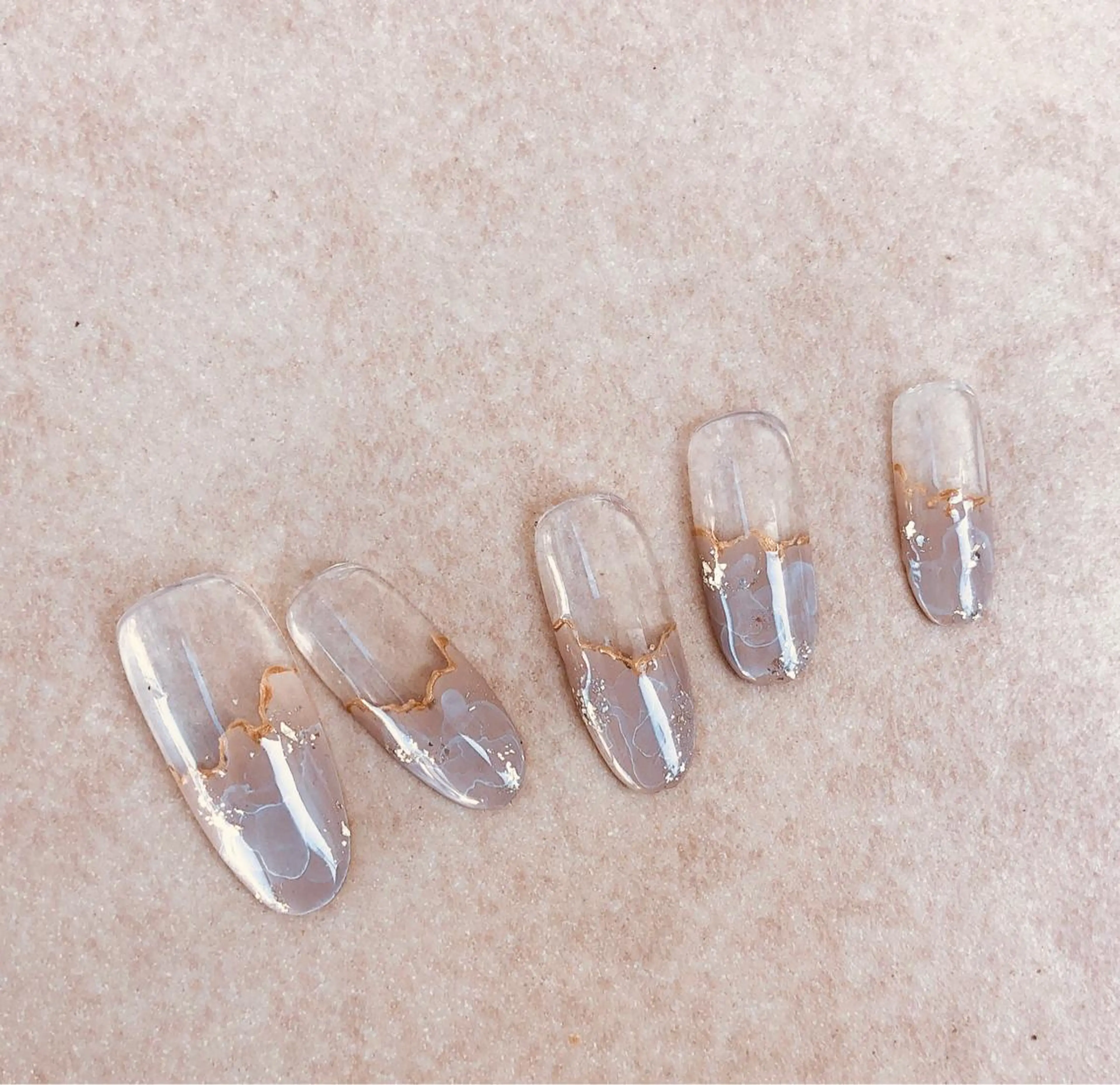 ネイル ニュアンスネイル nail salon Farbe〜ファルべのネイルデザイン