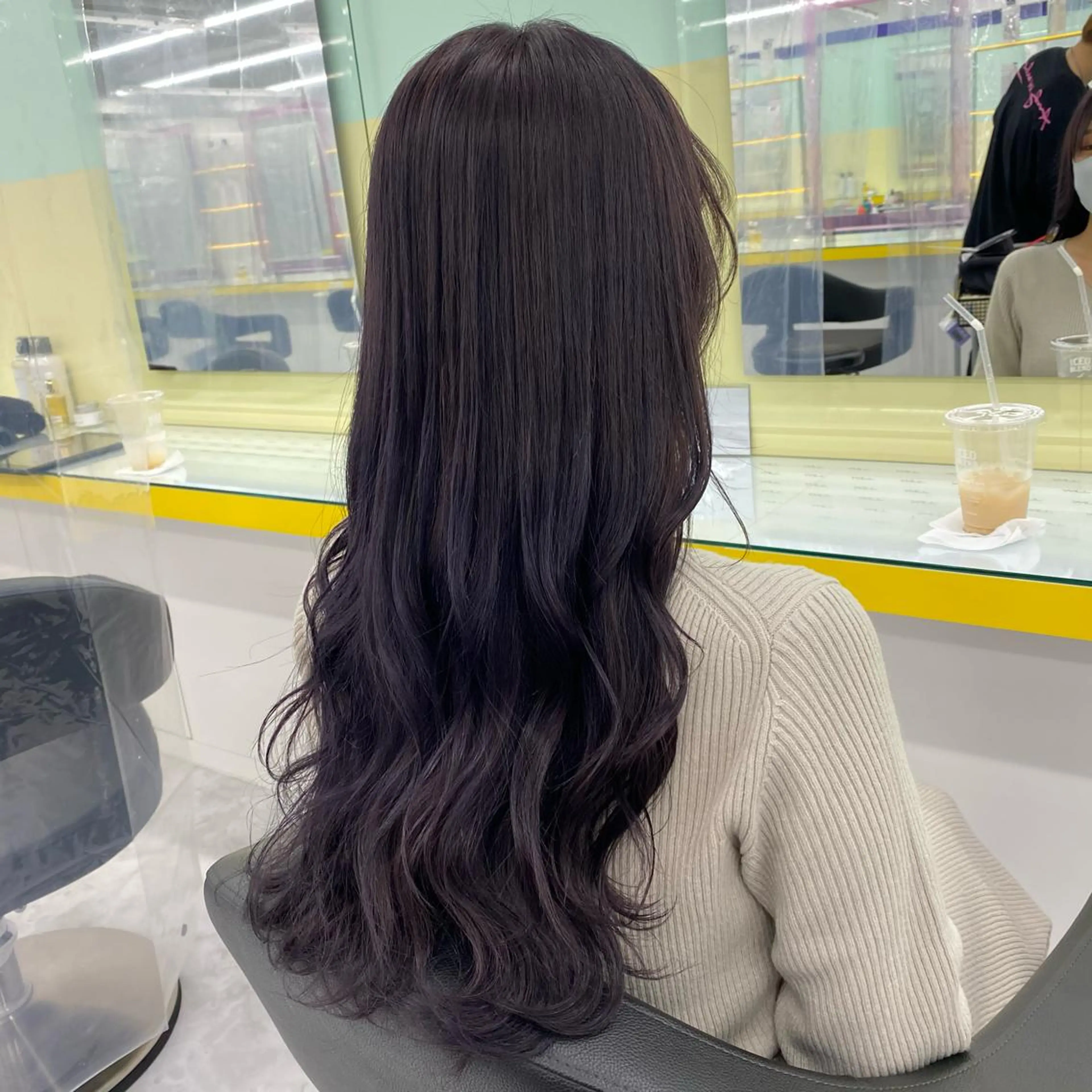 ミディアム カラー ヘアアレンジ ヘアカラー トリートメント mai🍑暖色カラー /レイヤー💖のヘアスタイル