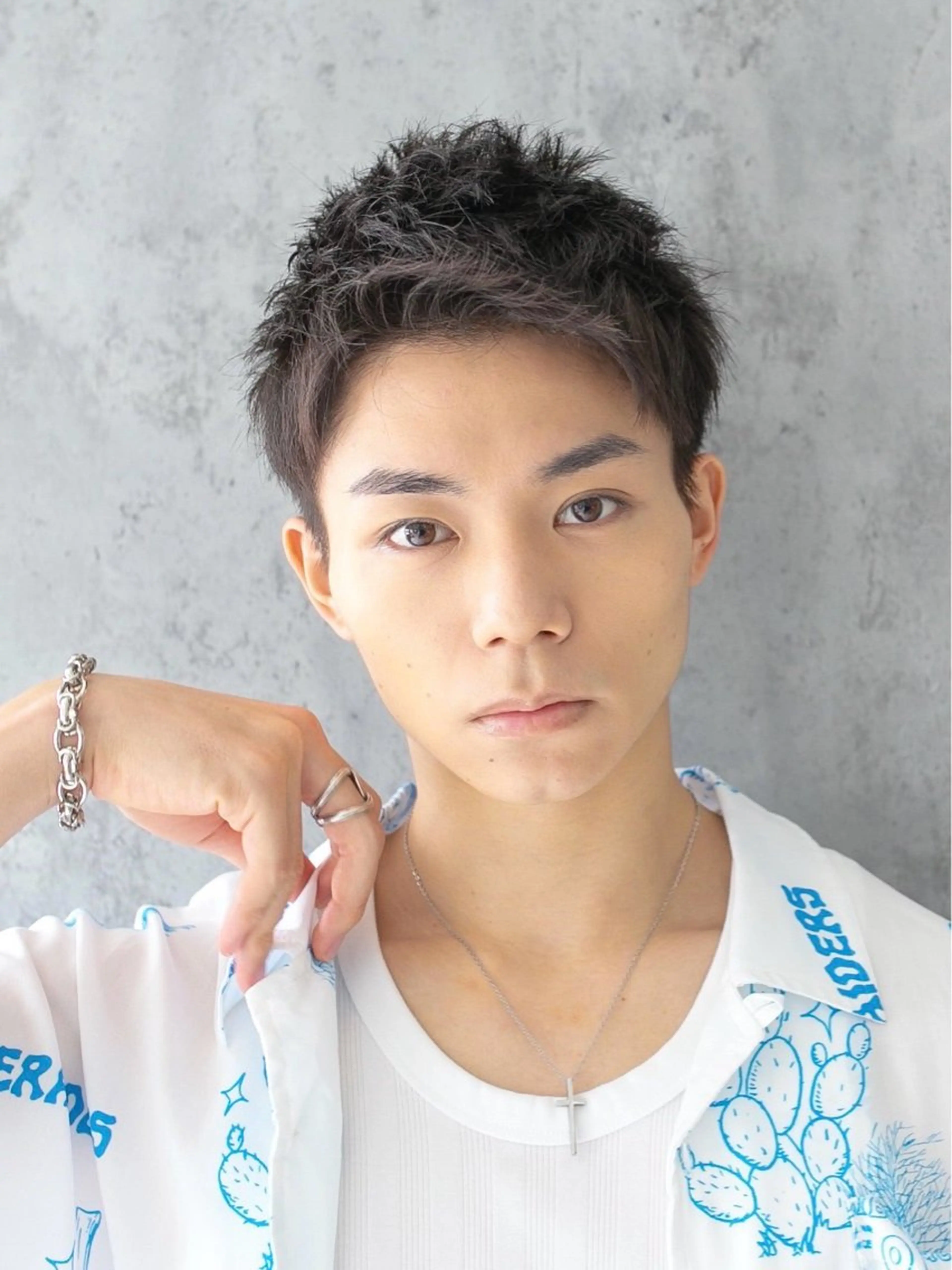 ショート メンズ 吉永 百合香のヘアスタイル