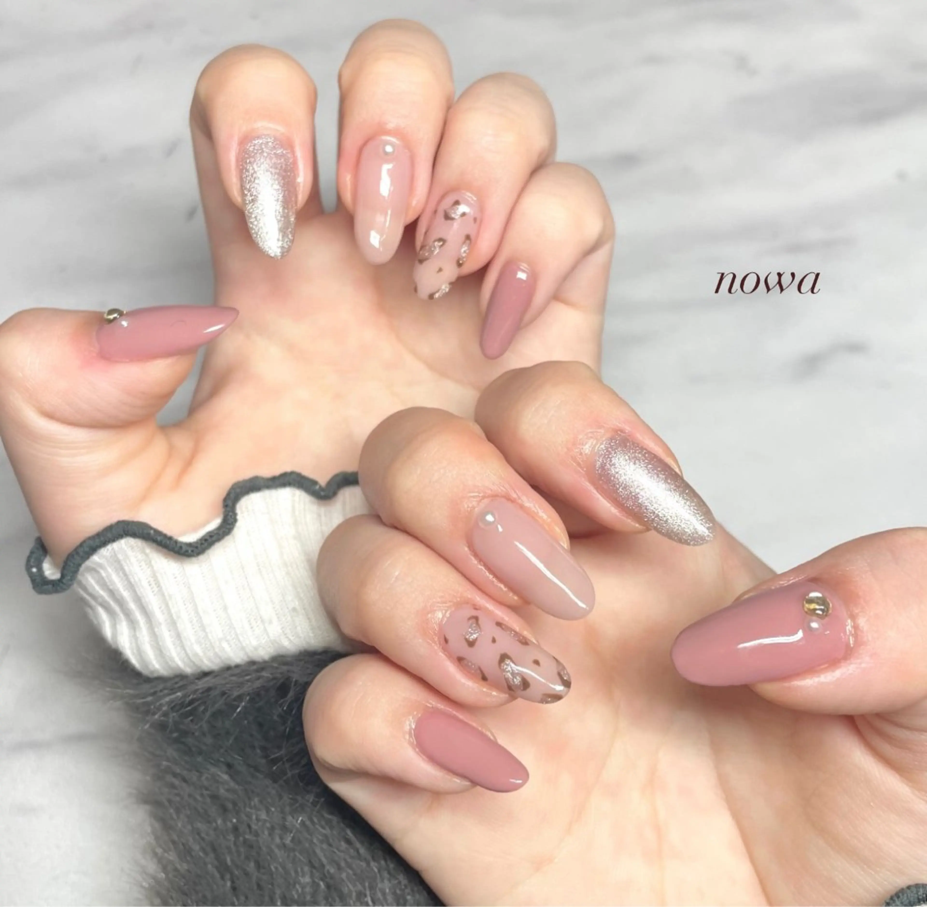 ネイル ピンク ハンドネイル Beauty Studio 【nowa】所属・【nowa】小松 宙未 Soramiのネイルデザイン
