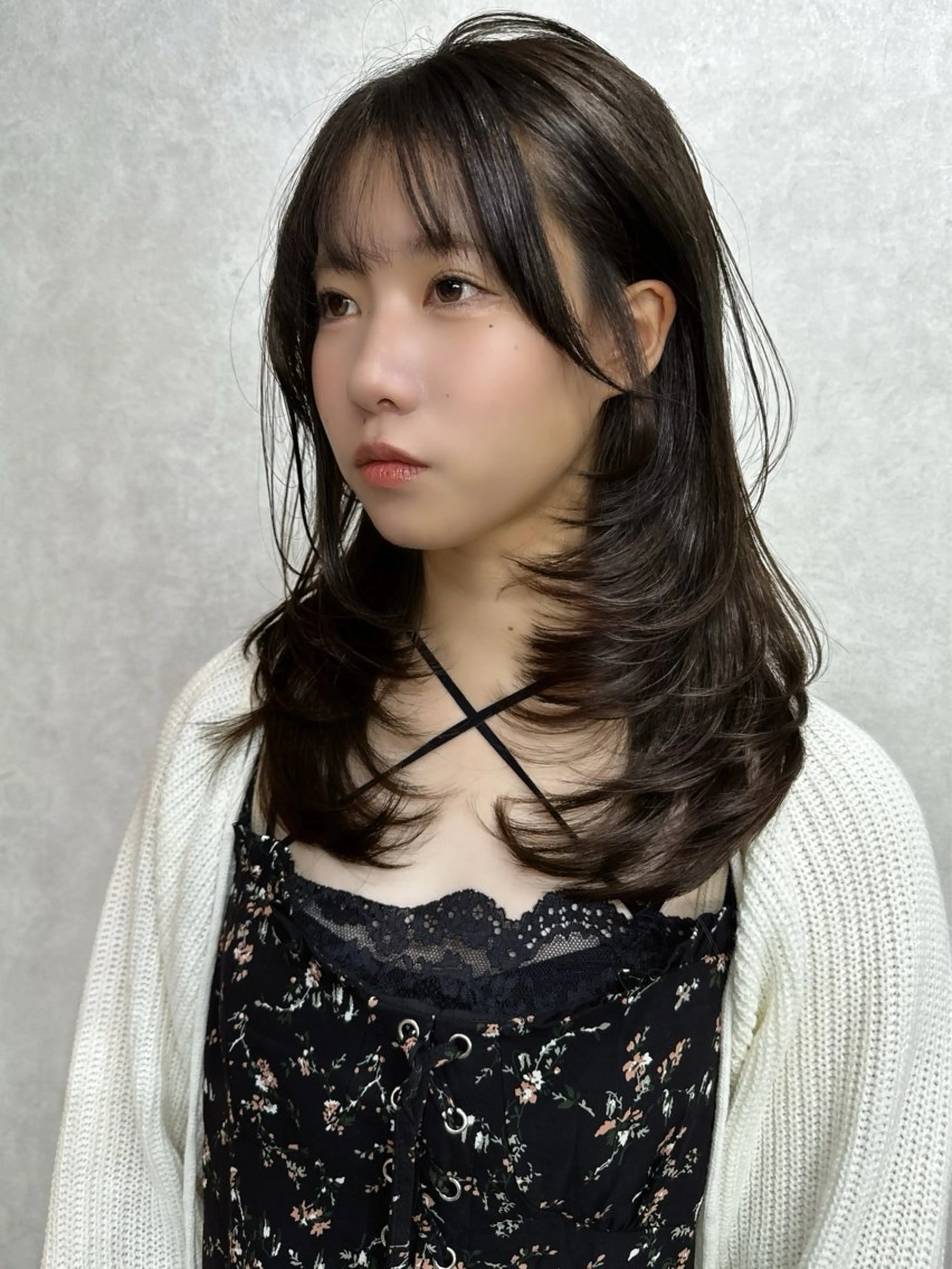ロング カラー レイヤーカット AIRI layer cut hairのヘアスタイル