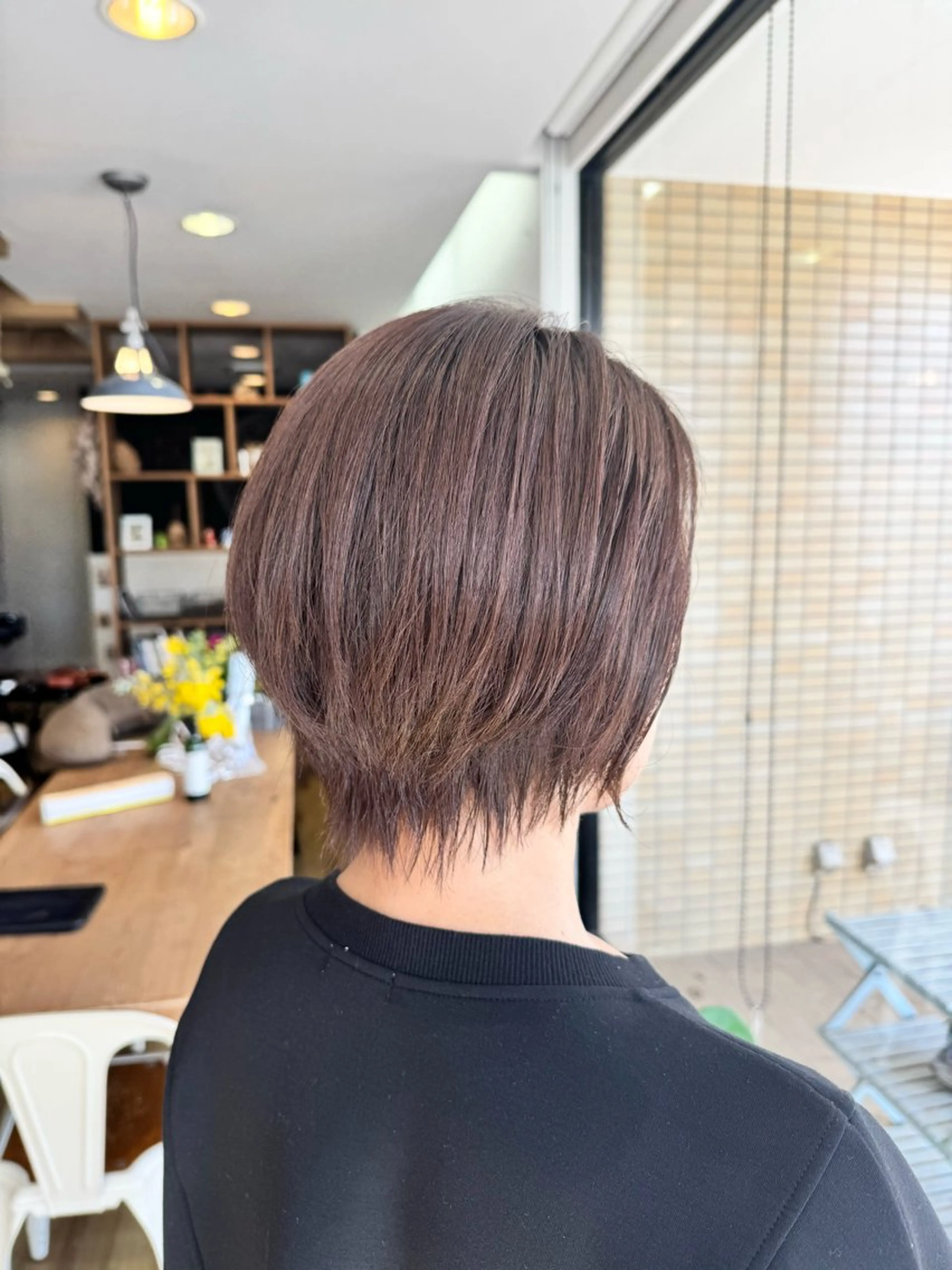 ショート カラー ショートヘア ツキダテ ユイのヘアスタイル