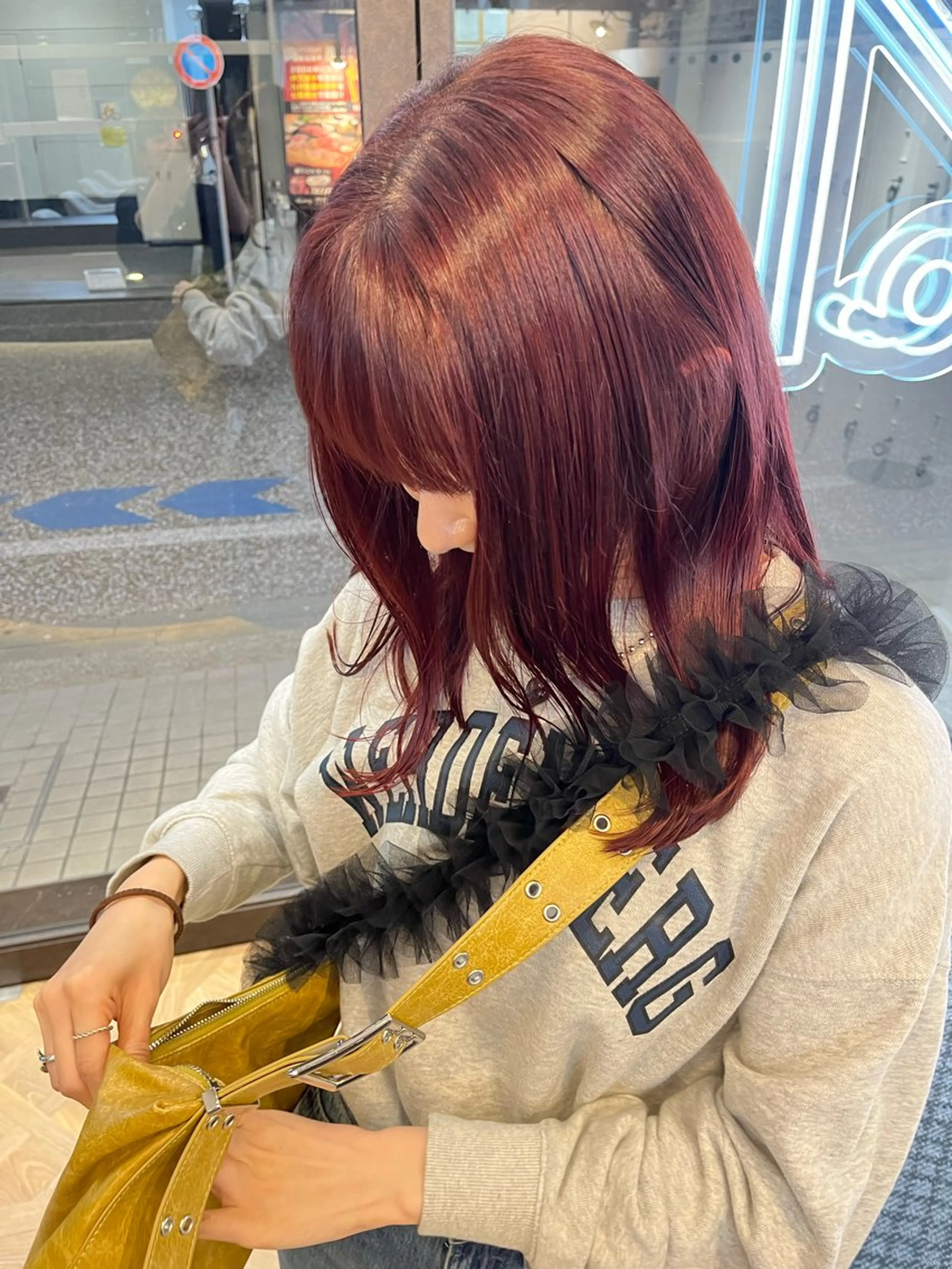 ロング カラー RIO 福岡美容師のヘアスタイル