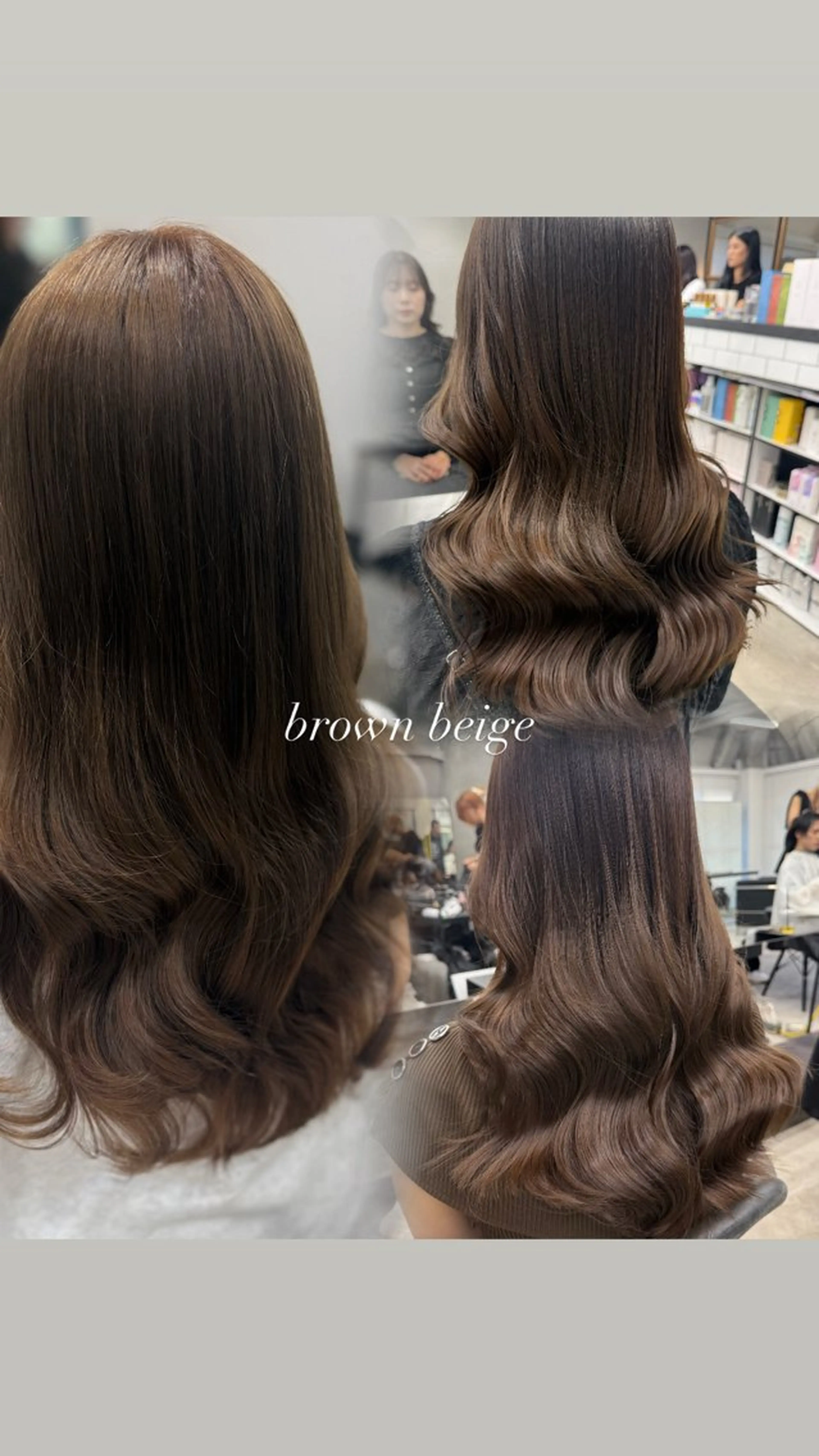 セミロング カラー ベージュカラー ブリーチ ケアブリーチ 透明感カラー デザインカラー ヘアカラー トリートメント 渋谷髪質改善/縮毛 矯正/かすが🪽🫧のヘアスタイル