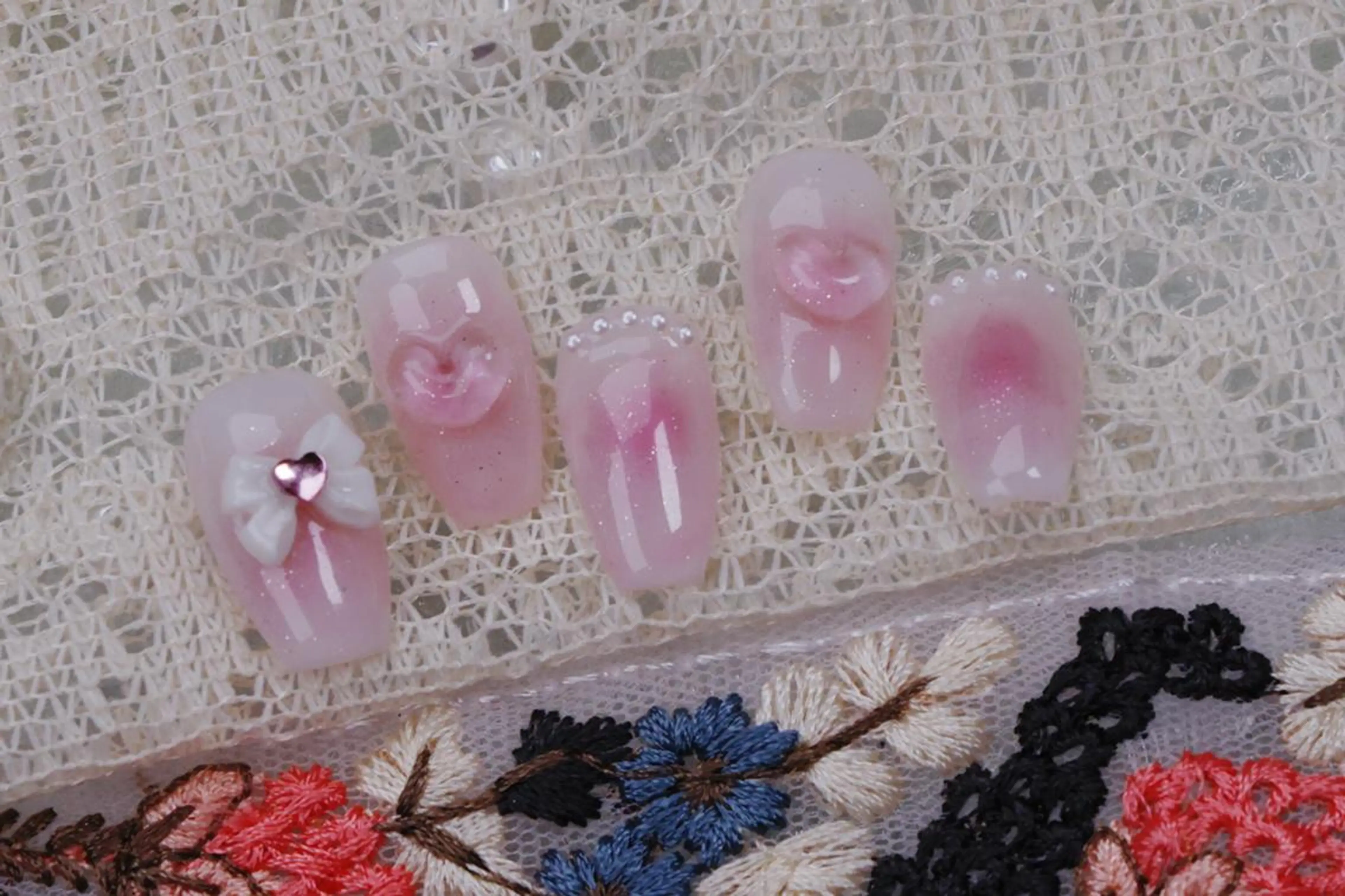 ネイル ハロウィン ロングネイル マグネットネイル スカルプネイル ネイルチップ MSSugar Nailのネイルデザイン