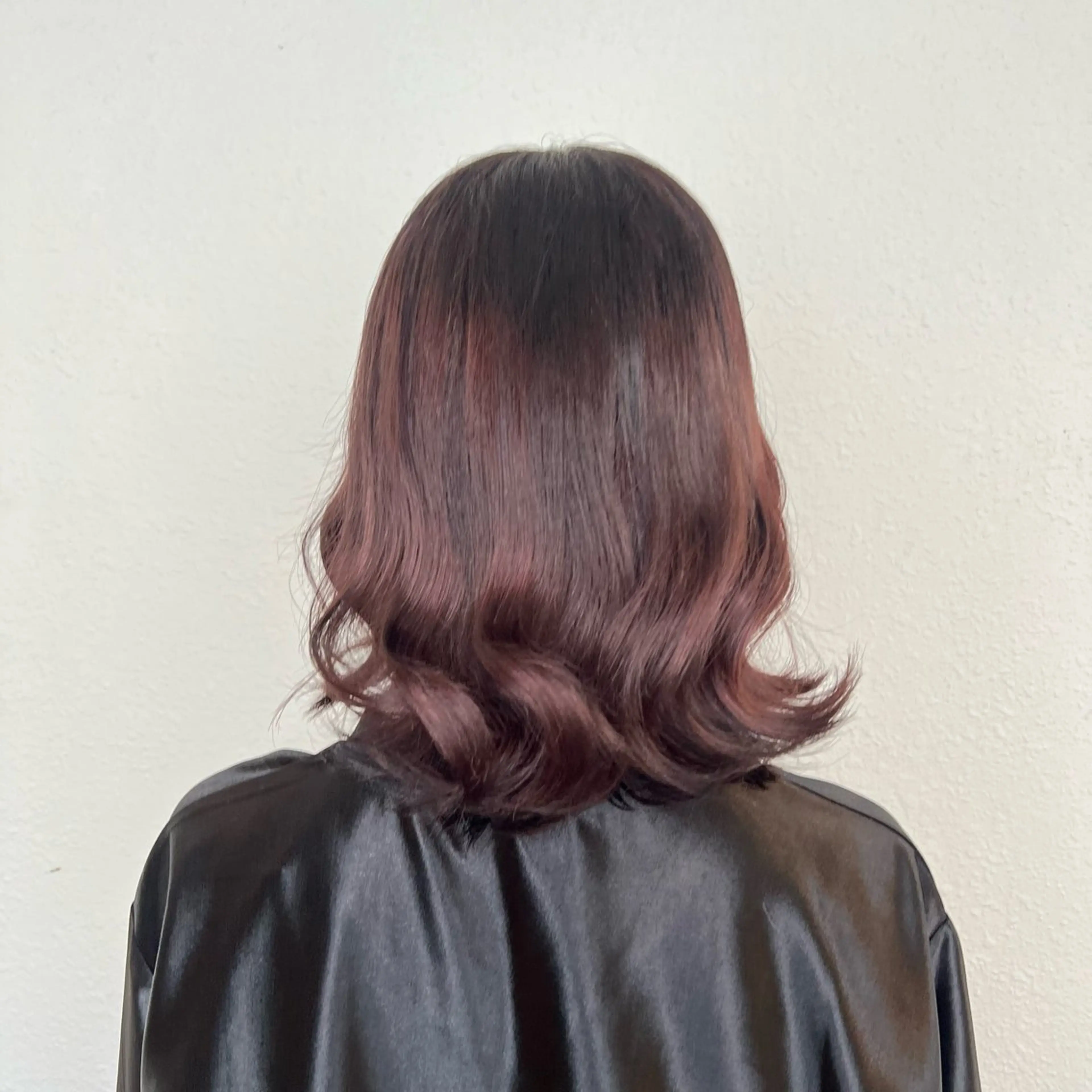 ミディアム カラー ラベンダーカラー ピンクカラー ピンクラベンダー 髪質改善✖️透明感/ レイヤー/はるなのヘアスタイル