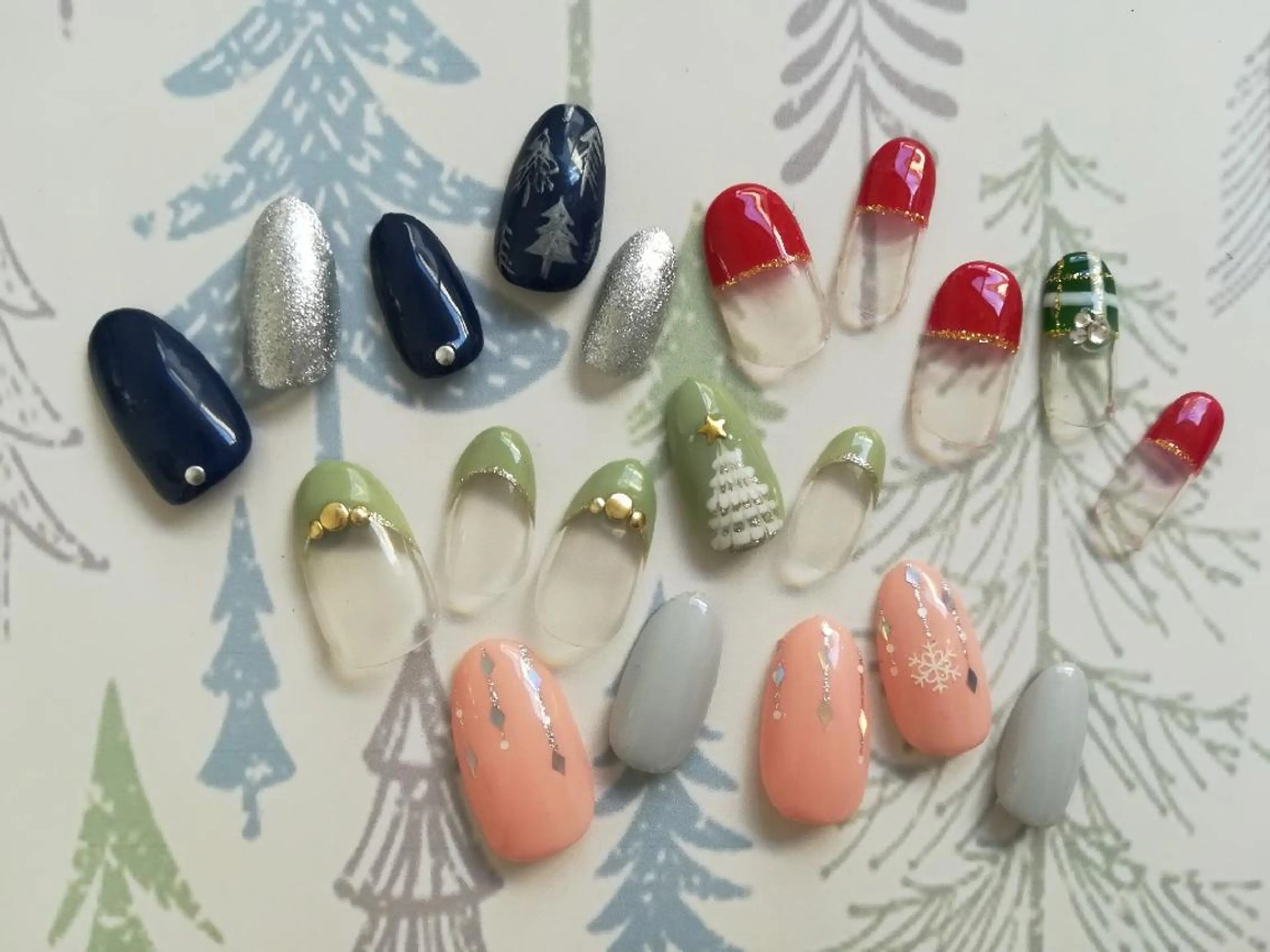 ネイル 冬ネイル クリスマス Nailsalon See'sのネイルデザイン